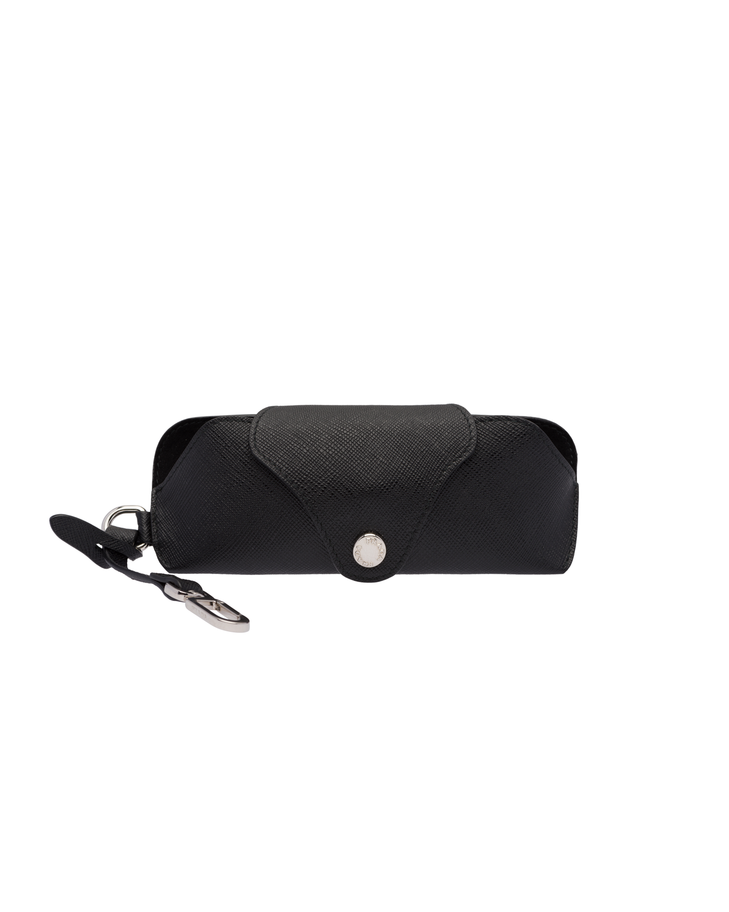 Black Saffiano Leather Glasses Case | Prada