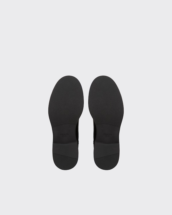 Brushed leather Chelsea boots - Black Brushed leather Chelsea boots - Black