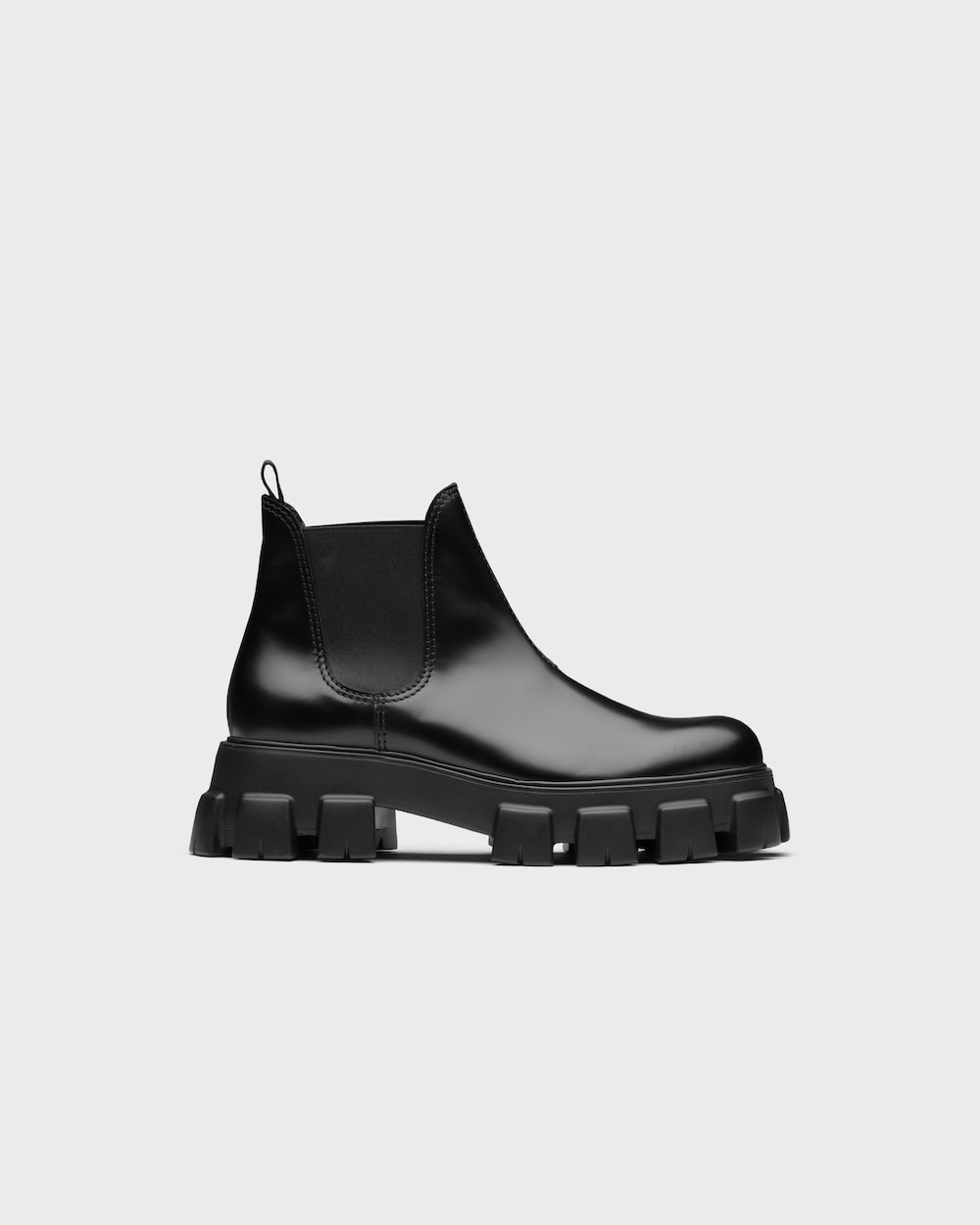 prada slip on chunky boots