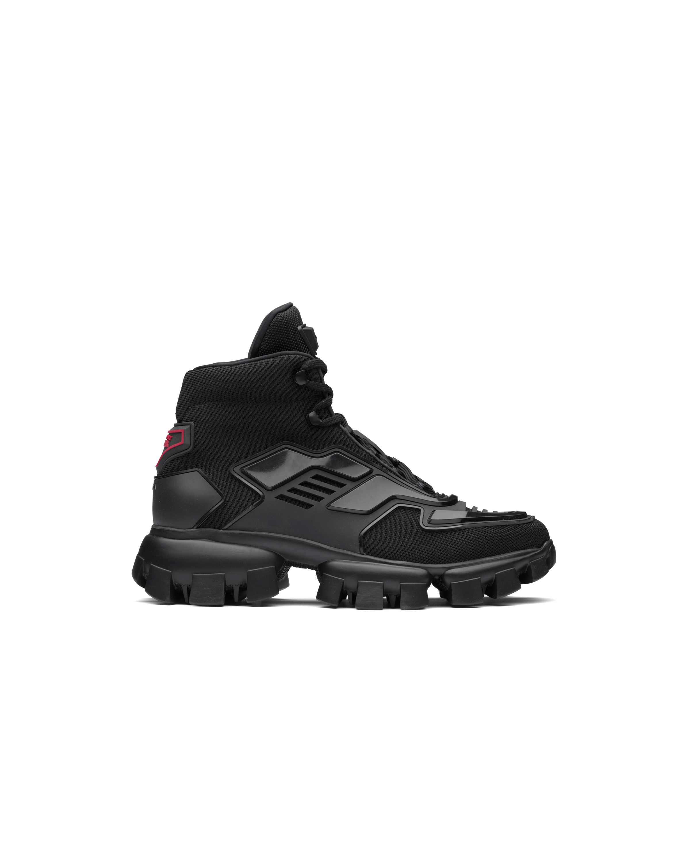 Black Prada Cloudbust Thunder high-top sneakers | Prada