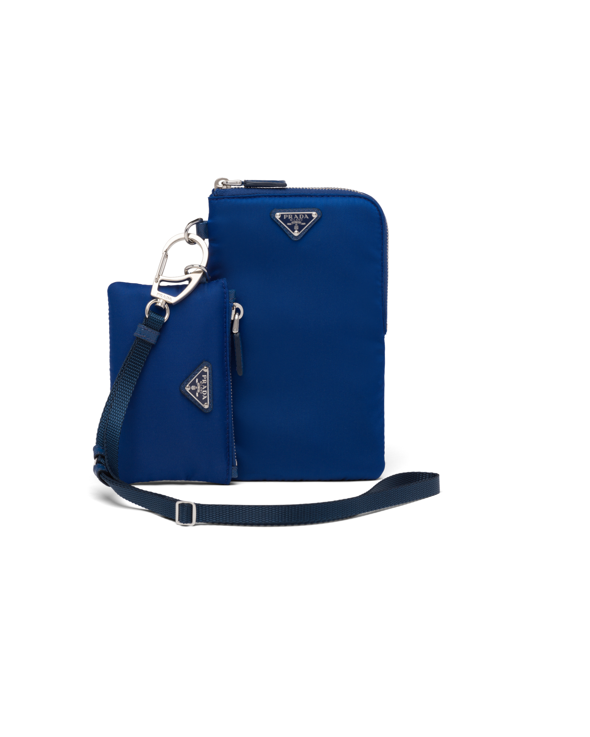 prada nylon key pouch