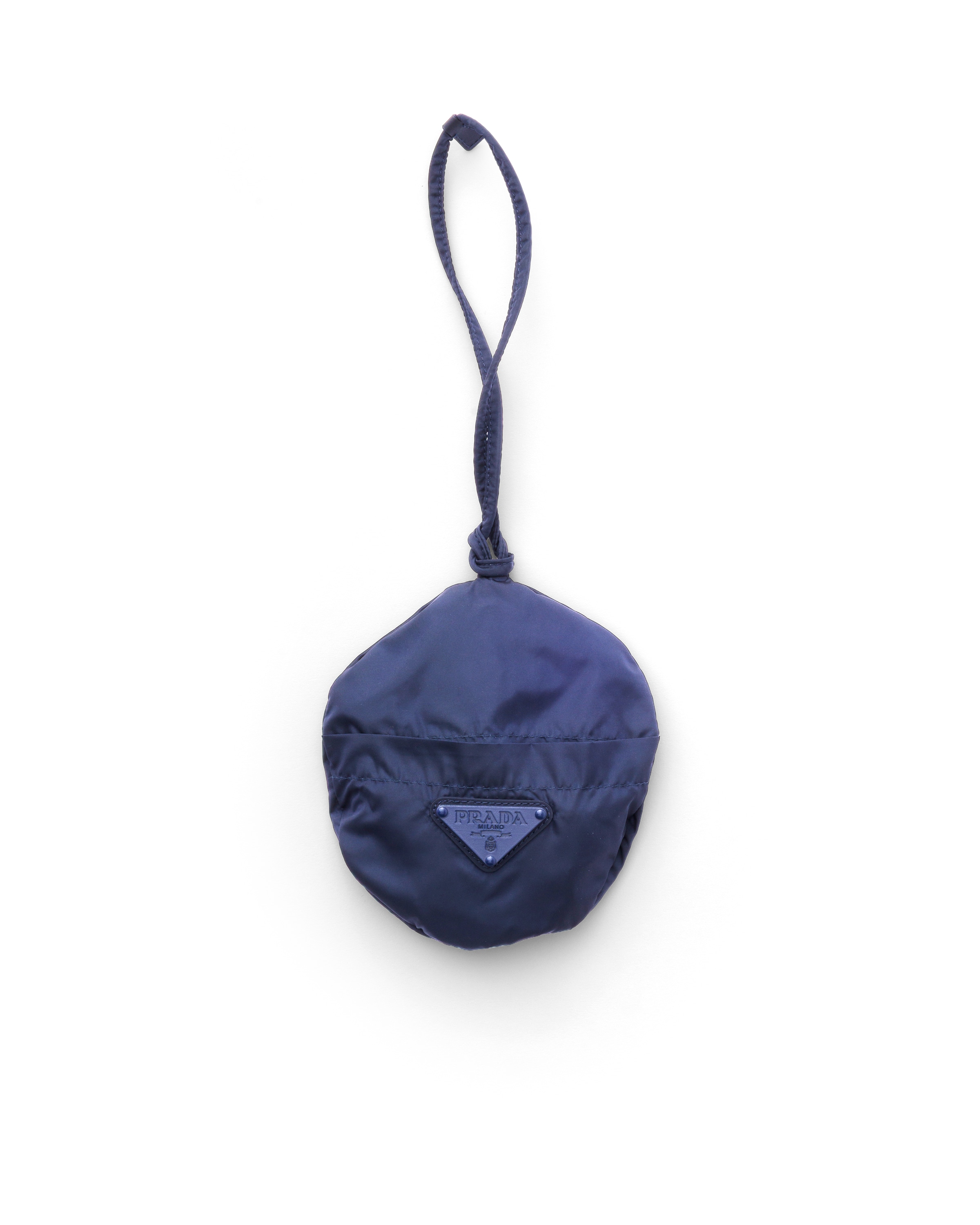 Prada Foldable Re-nylon Bucket Hat, , Baltic Blue, Size L