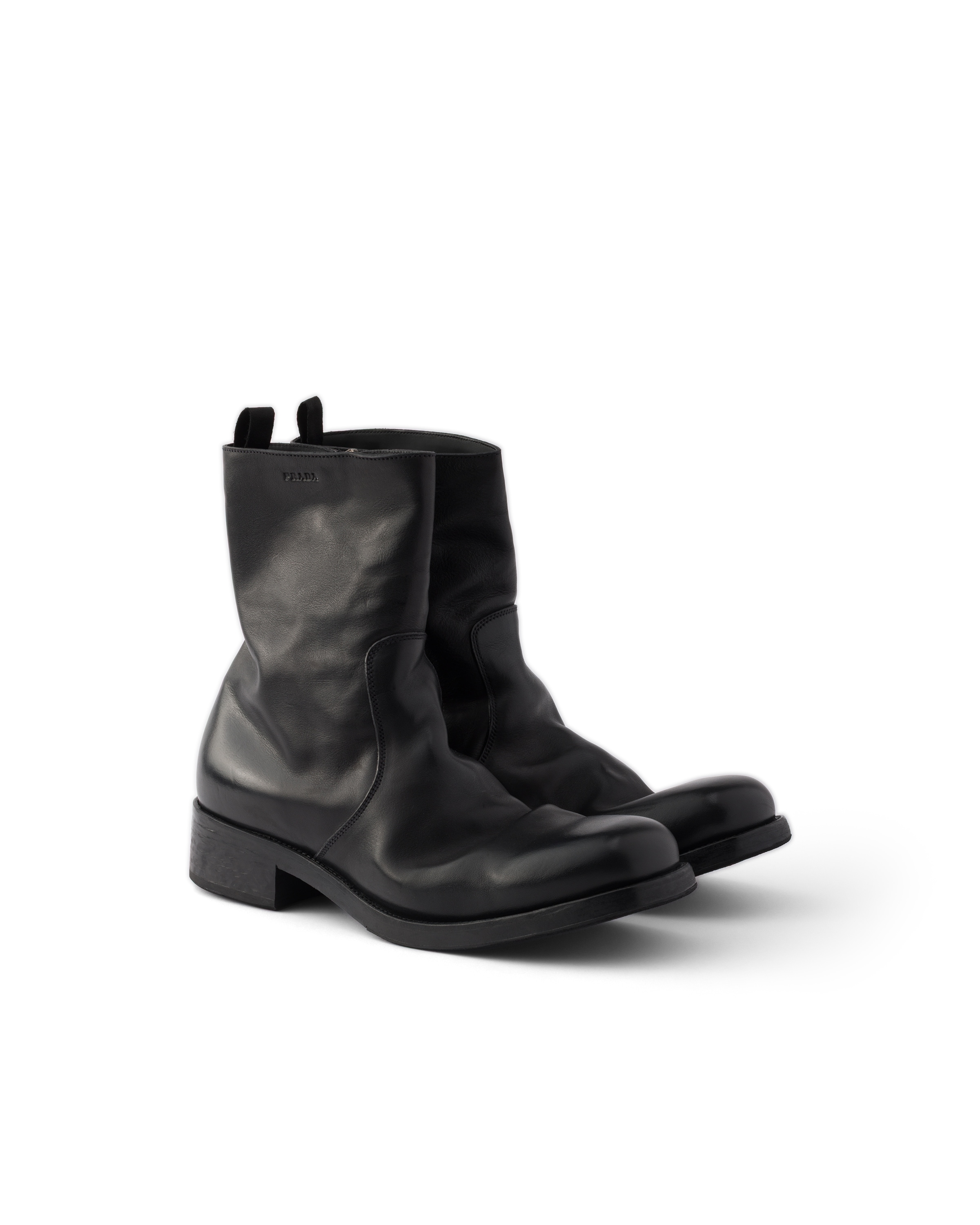 Prada Men Black Leather Boots, 9 Luxury Boots For Men Darveys In Black