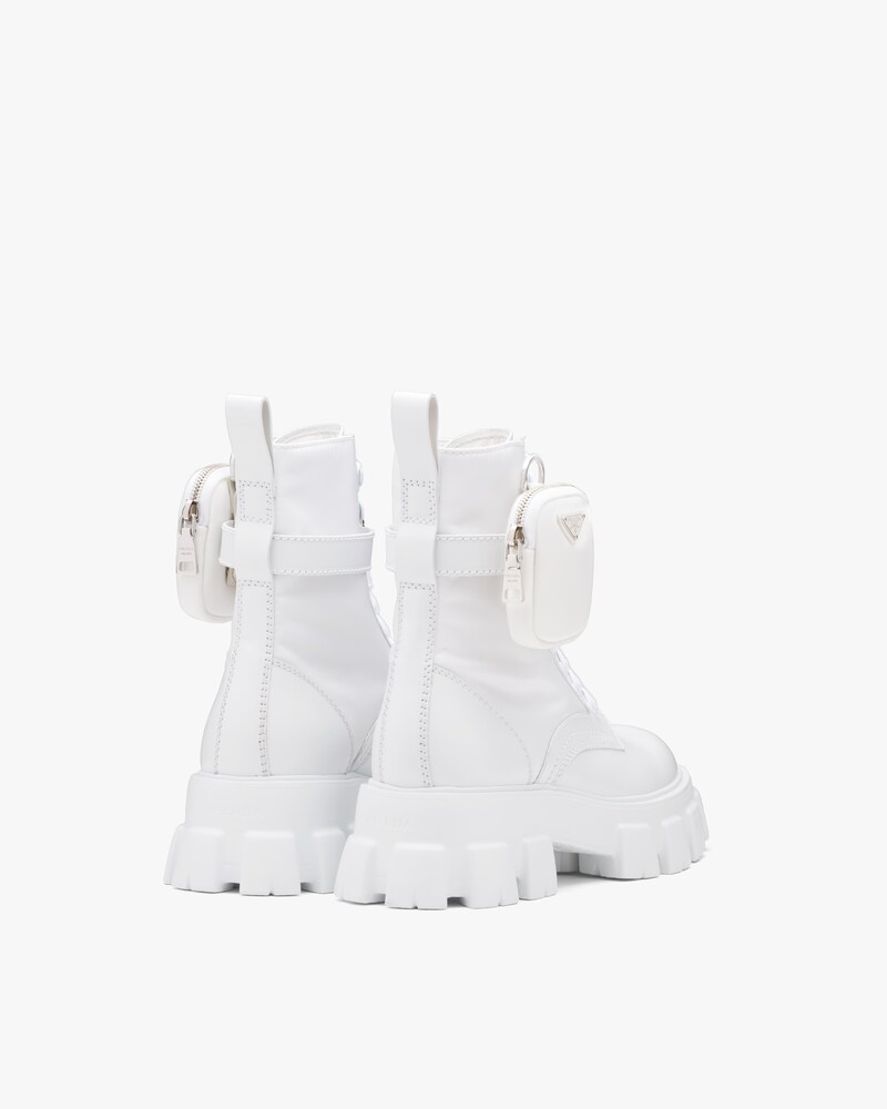 prada boots white