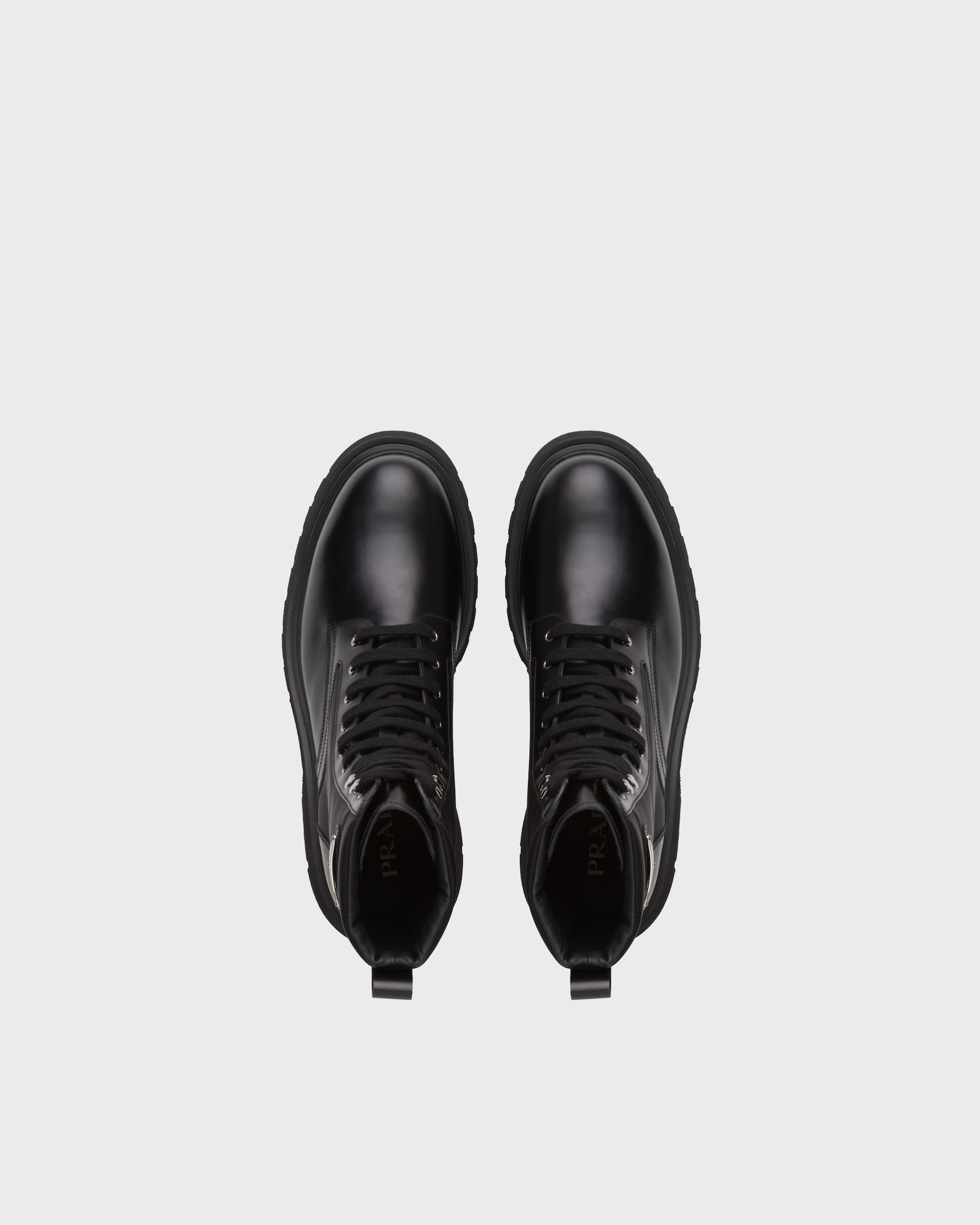 PRA BRUSHED BOOTIES BLACK CALFSKIN