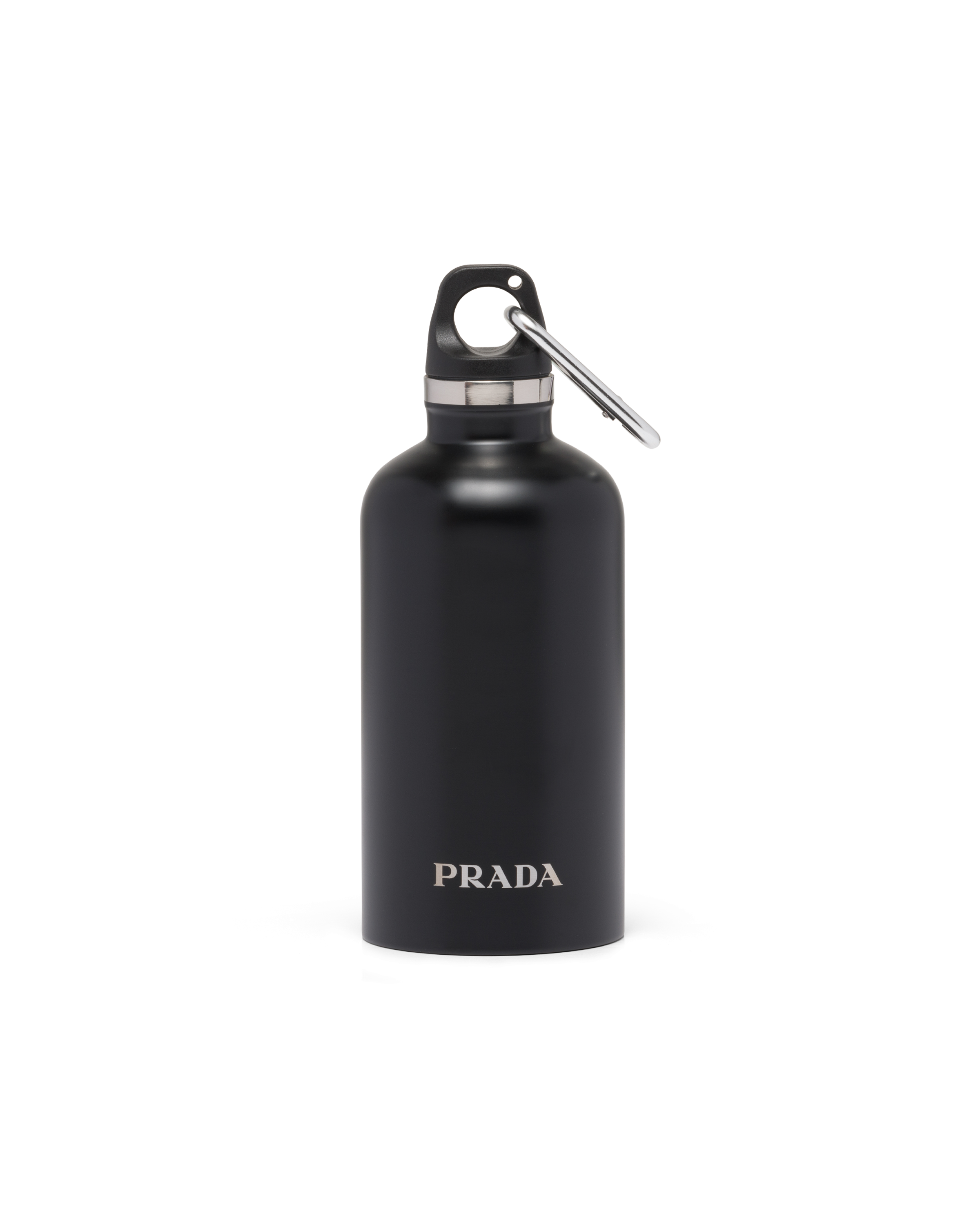 Prada Isolierte Wasserflasche Aus Edelstahl, 350 Ml In Black