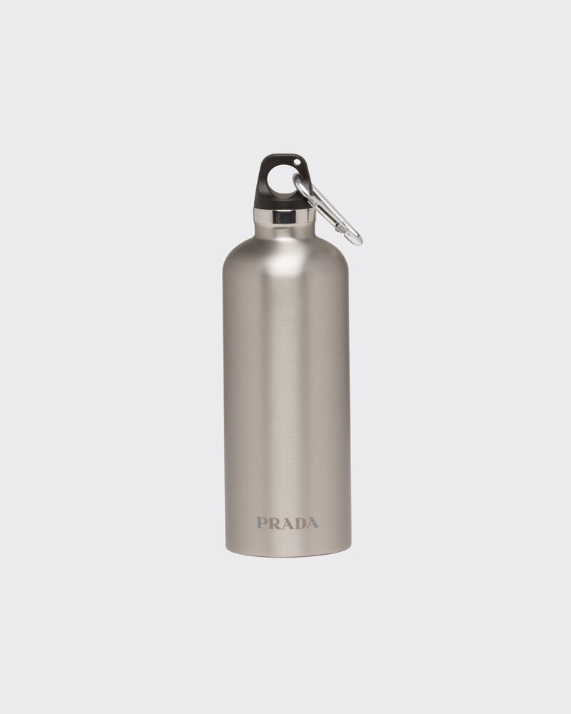 (선물 추천) 프라다 스텐 물병 500ml Prada Stainless steel water bottle, Silver