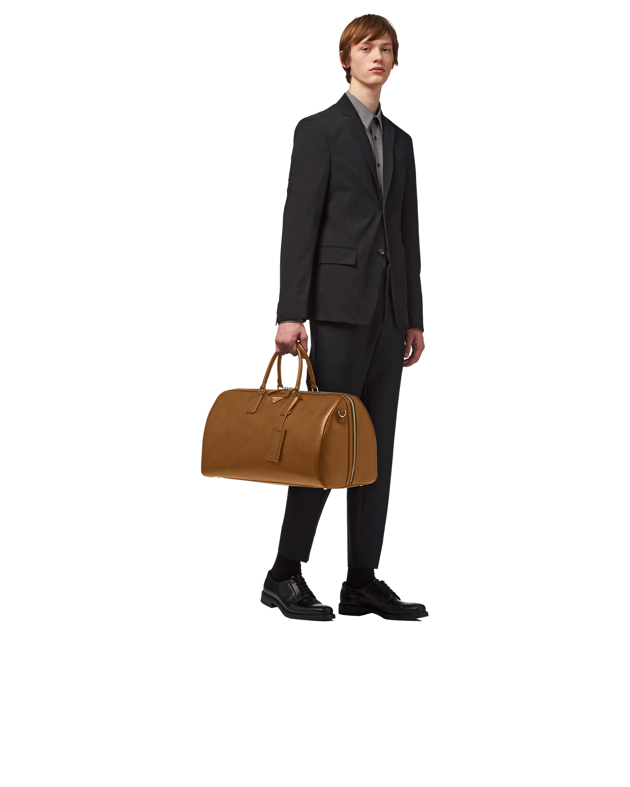 Prada saffiano travel bag shop
