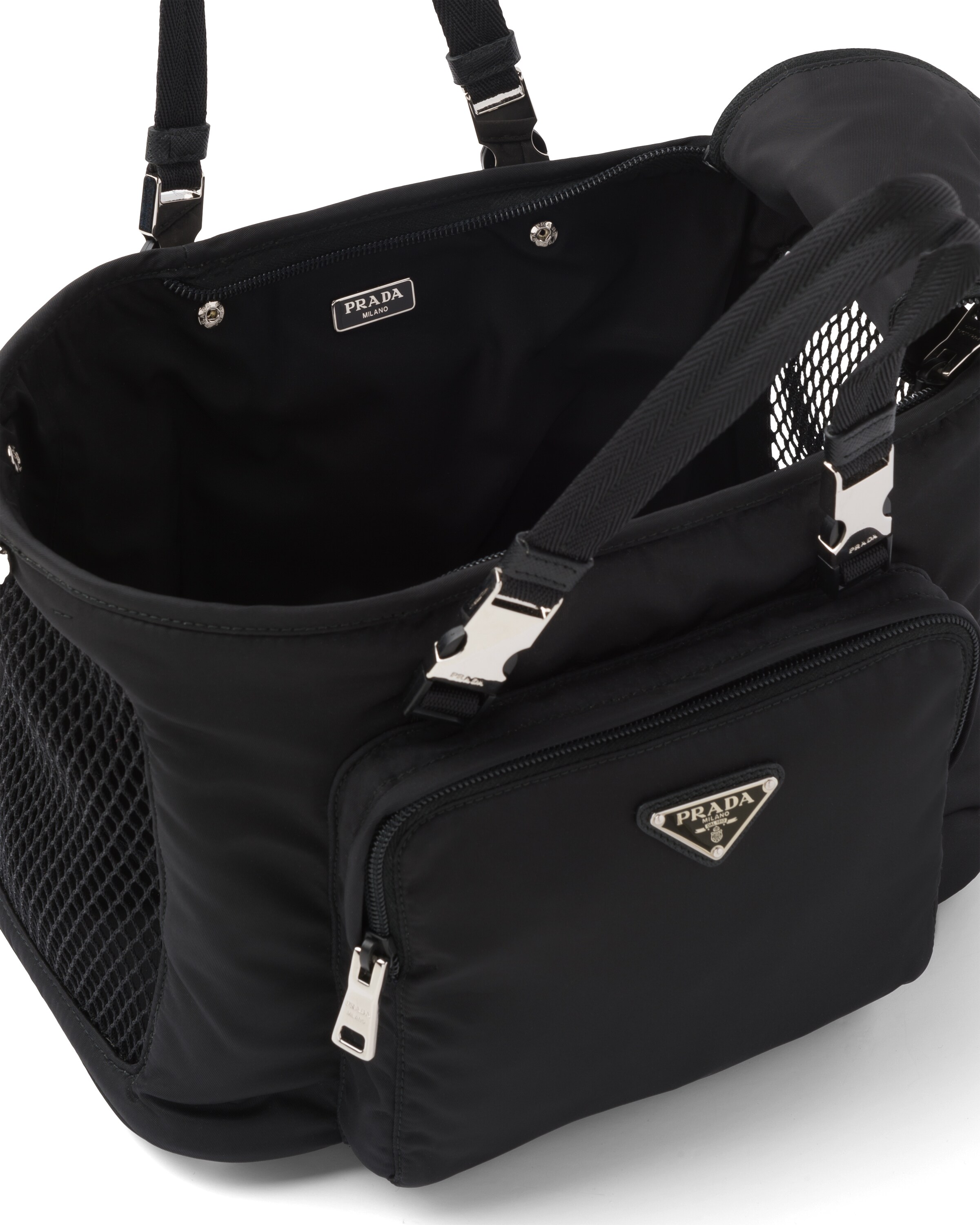 ReNylon and Saffiano leather pet bag Prada