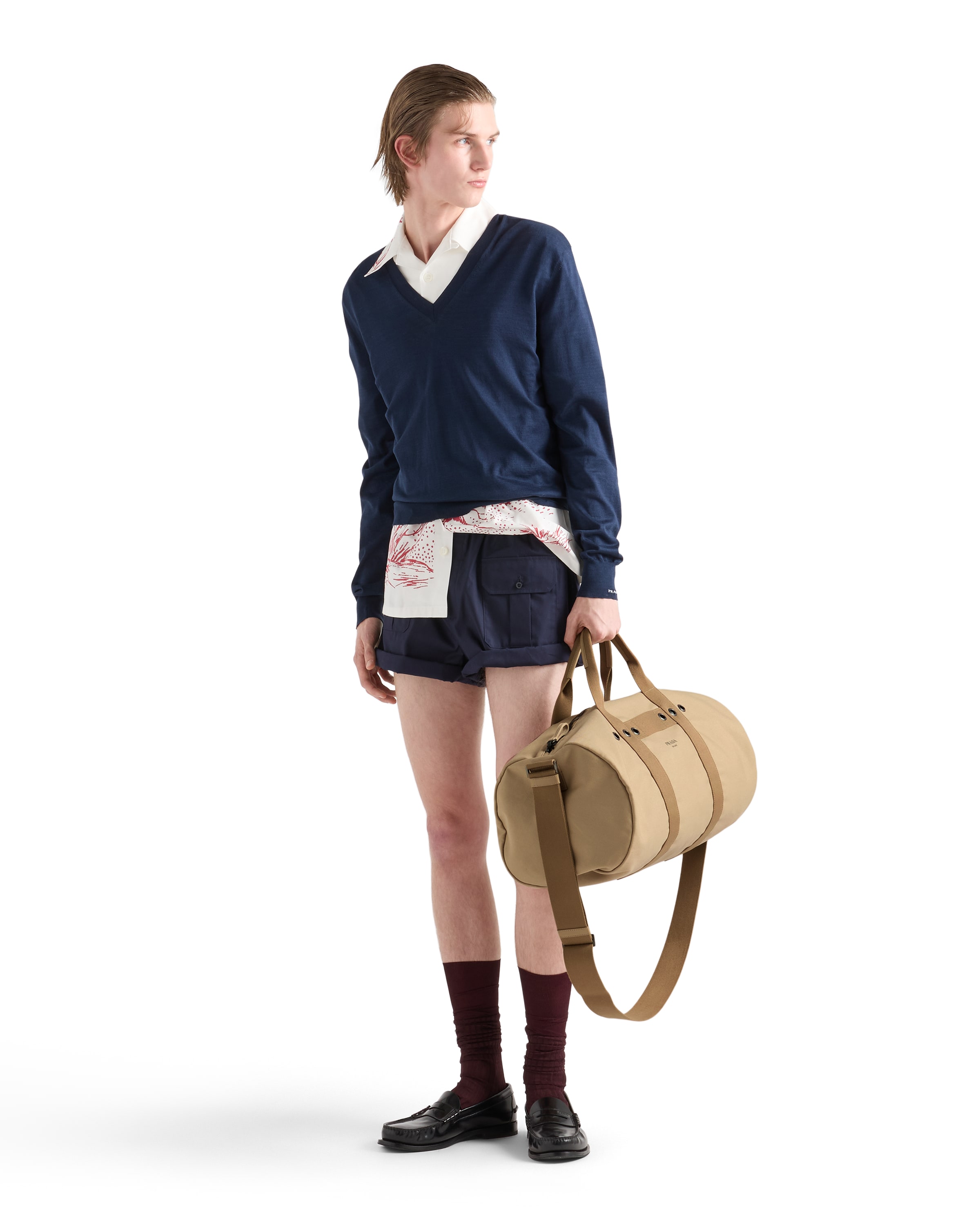 Prada Canvas Duffel Bag