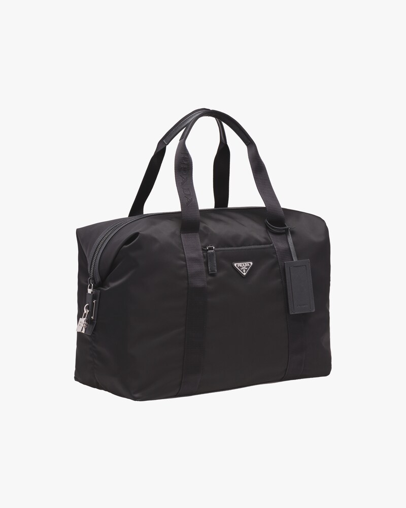 prada leather duffle bag