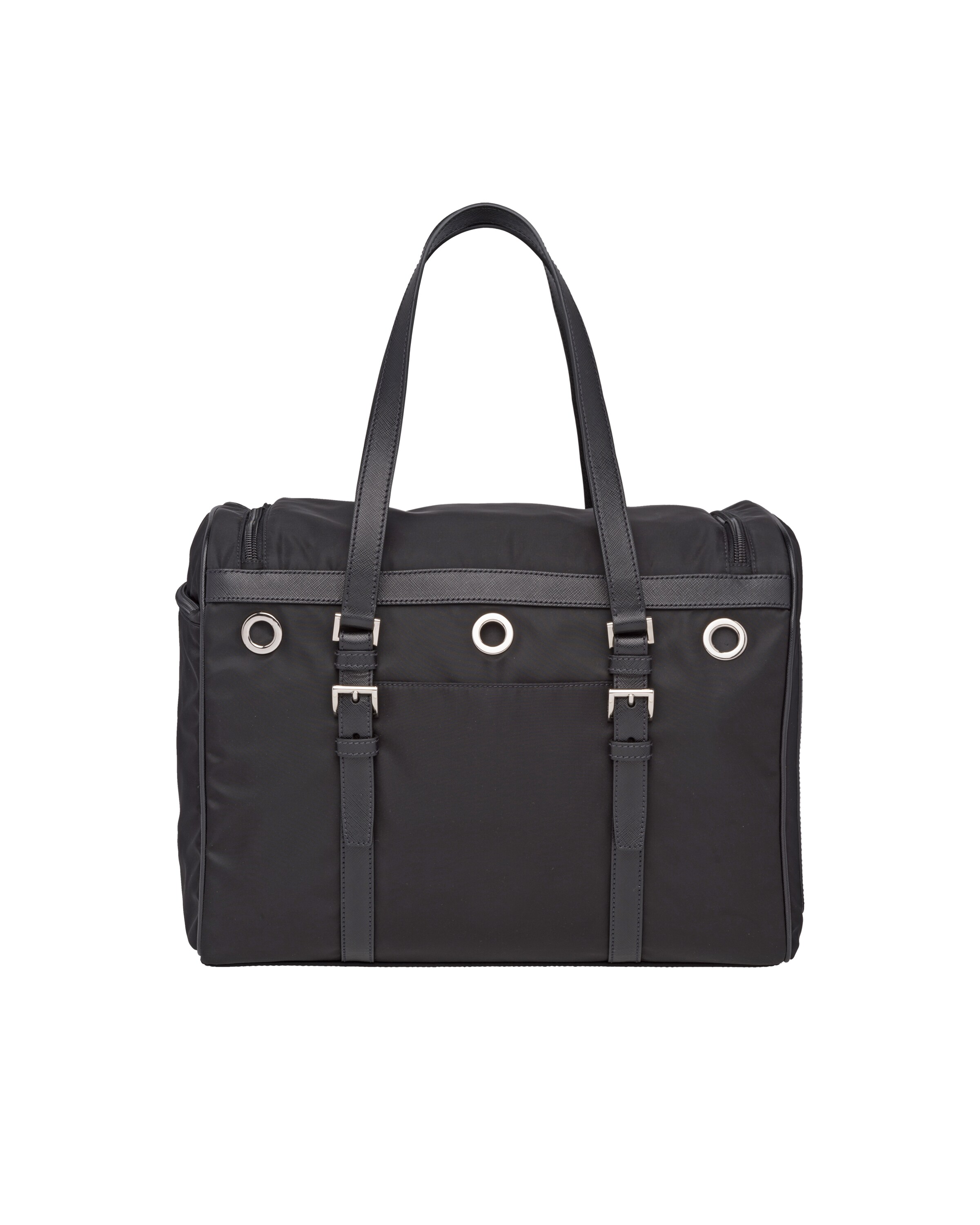 Nylon and Saffiano leather pet bag Prada