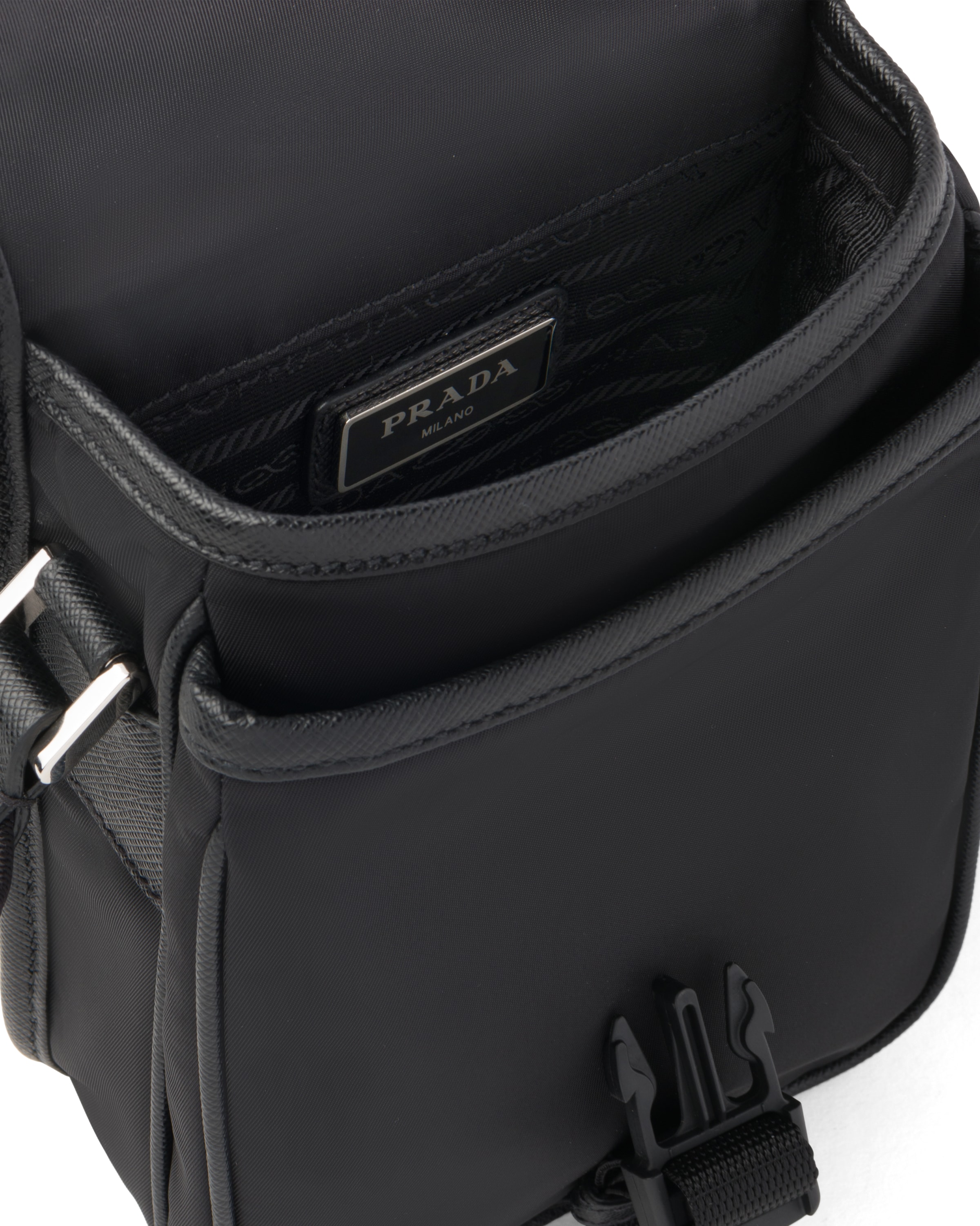 ReNylon and Saffiano leather shoulder bag Prada