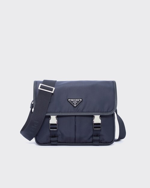 Prada Re-Nylon和Saffiano皮革单肩包 1