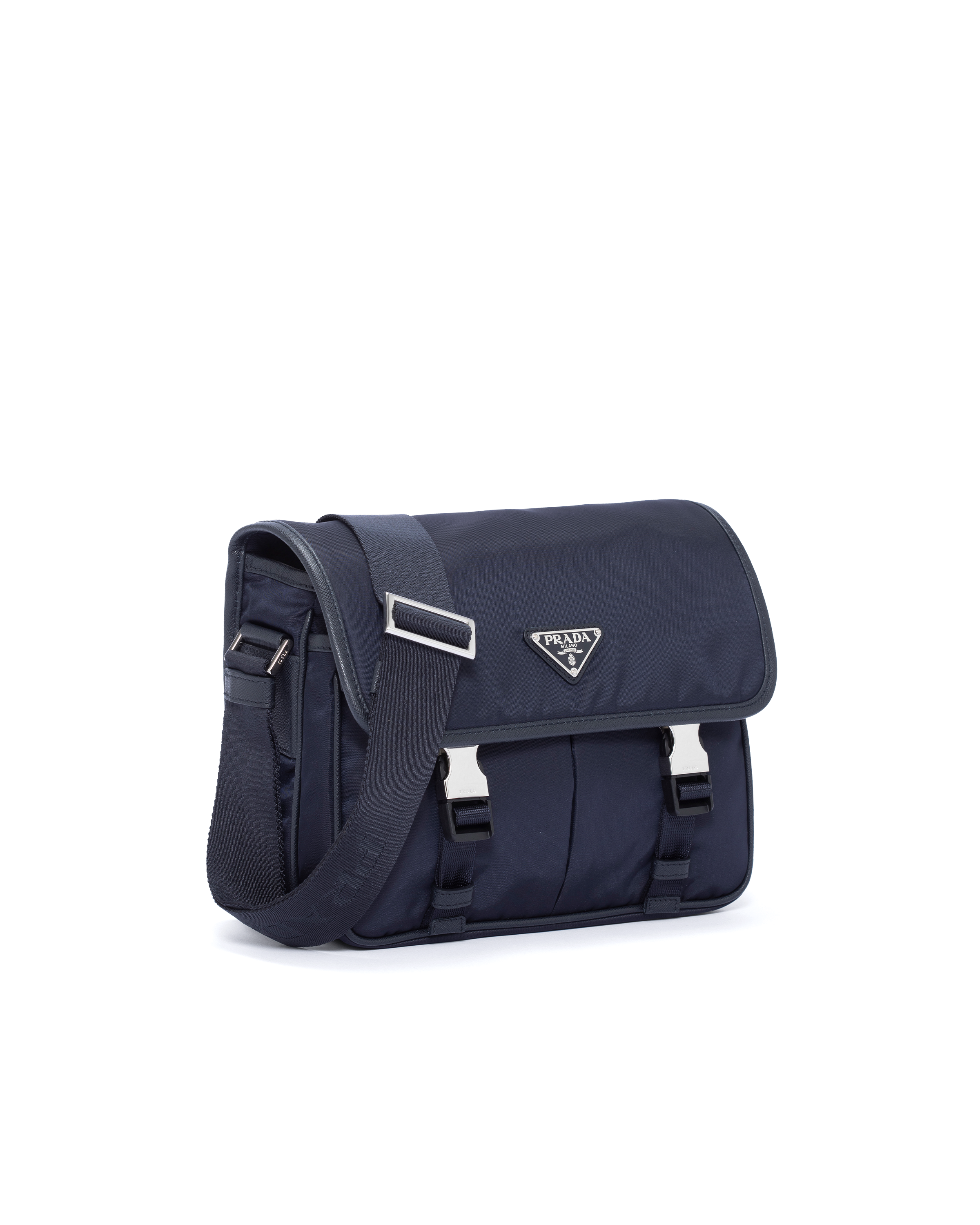 Prada Re\u002DNylon和Saffiano皮革单肩包 2