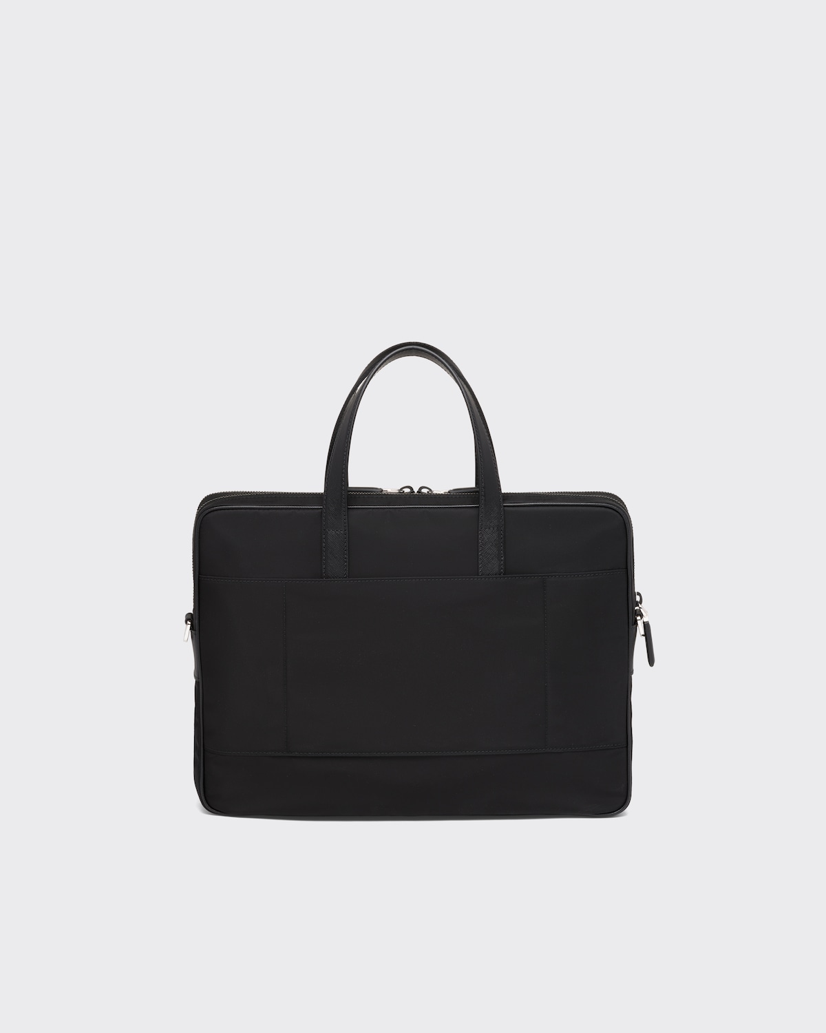 PRA 38 BRIEFCASE IN BLACK SAFFIANO LEATHER