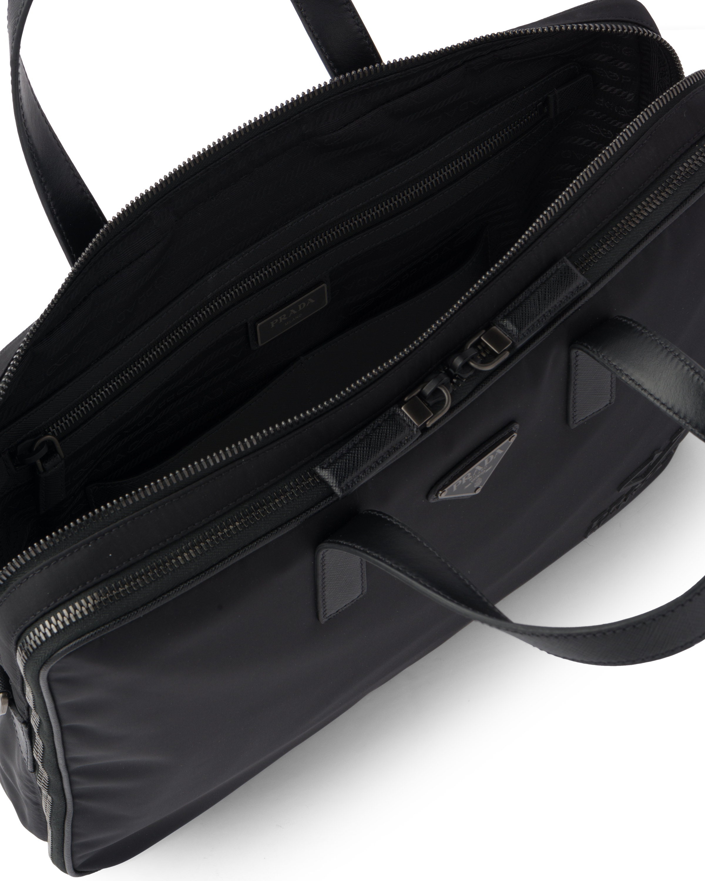 prada nylon briefcase