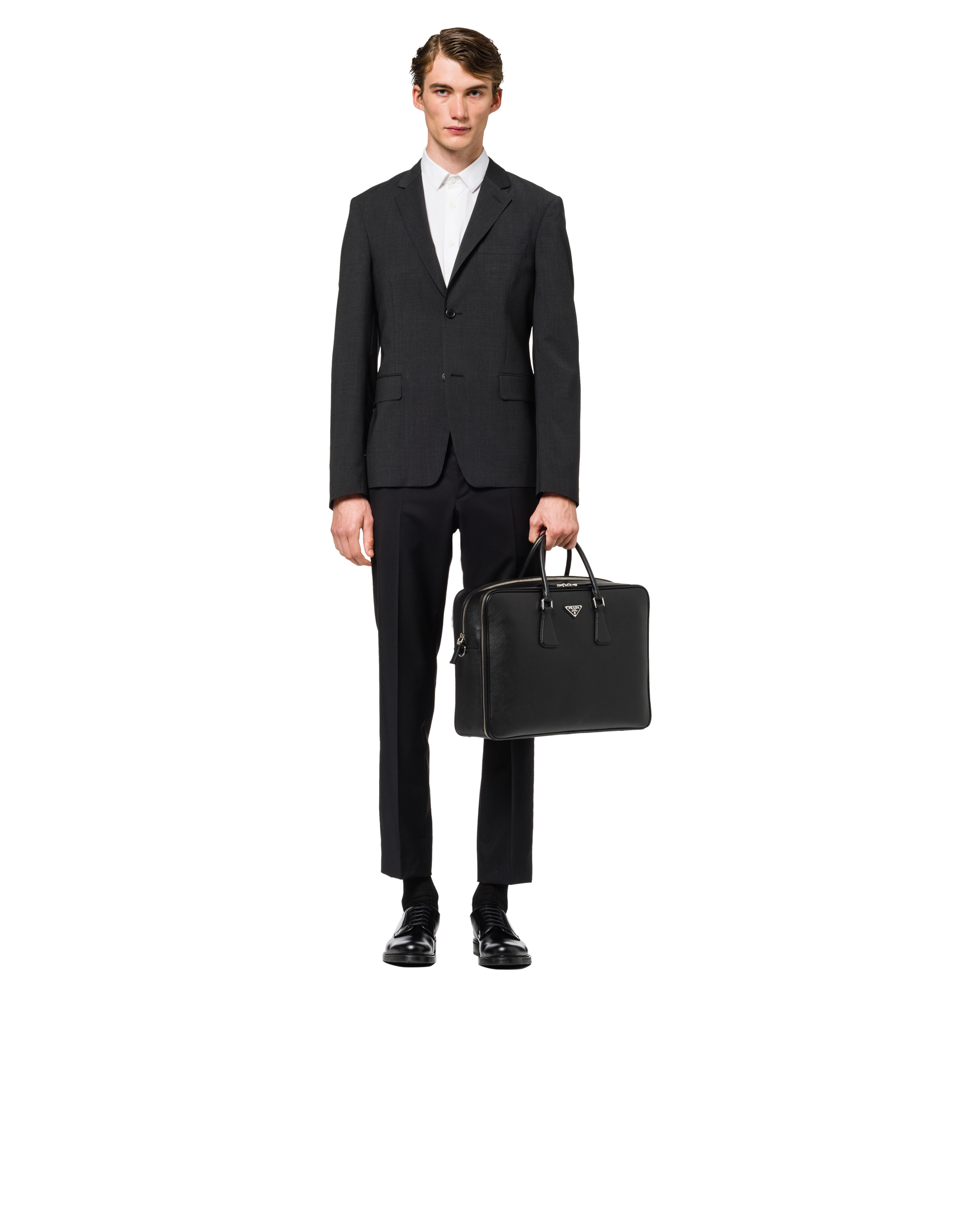 prada saffiano travel briefcase