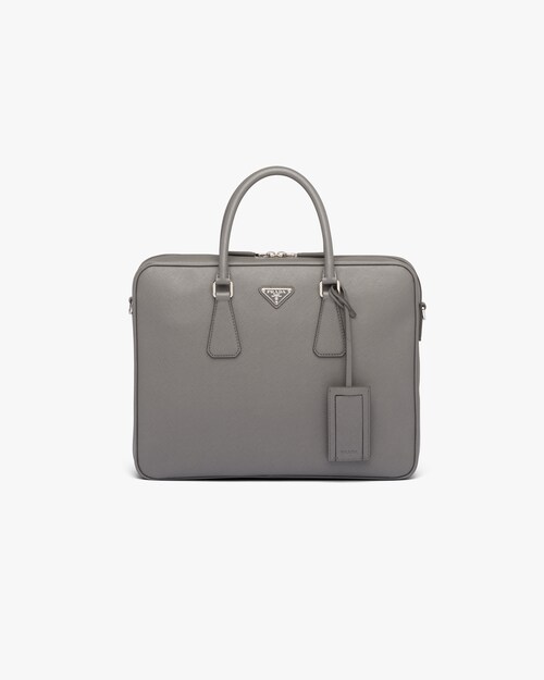 prada leather satchel