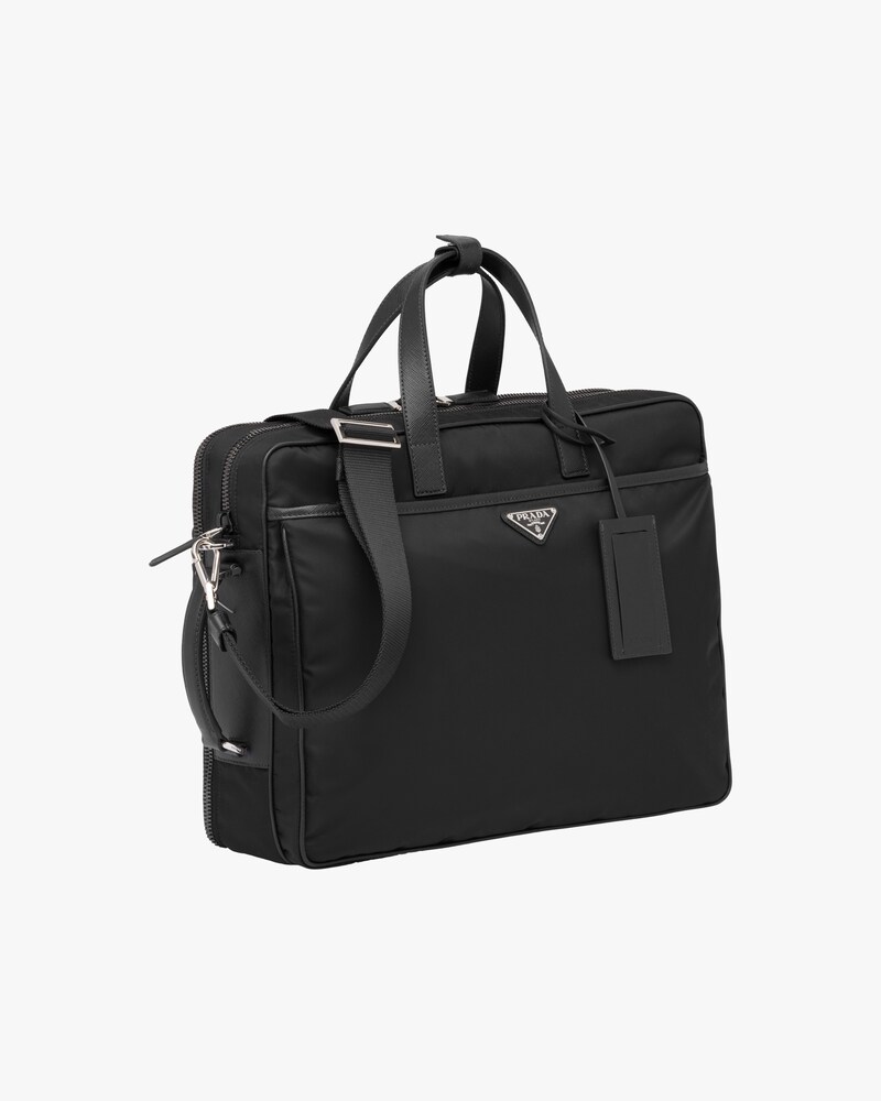 prada nylon briefcase