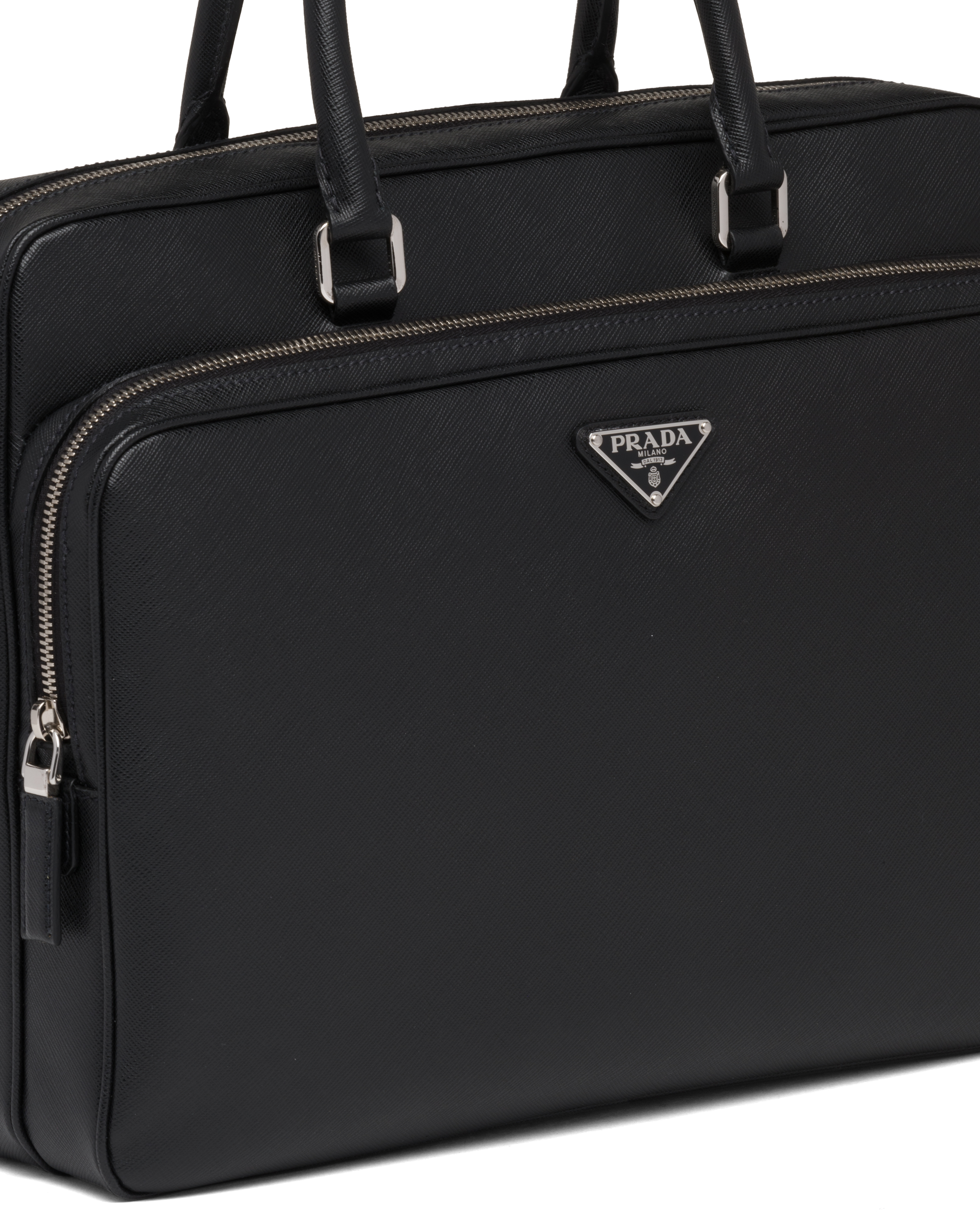 Prada Saffiano leather briefcase 6