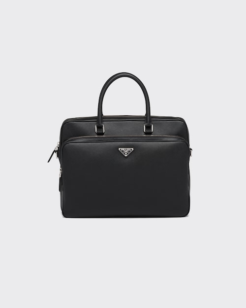 Prada Saffiano leather briefcase 1
