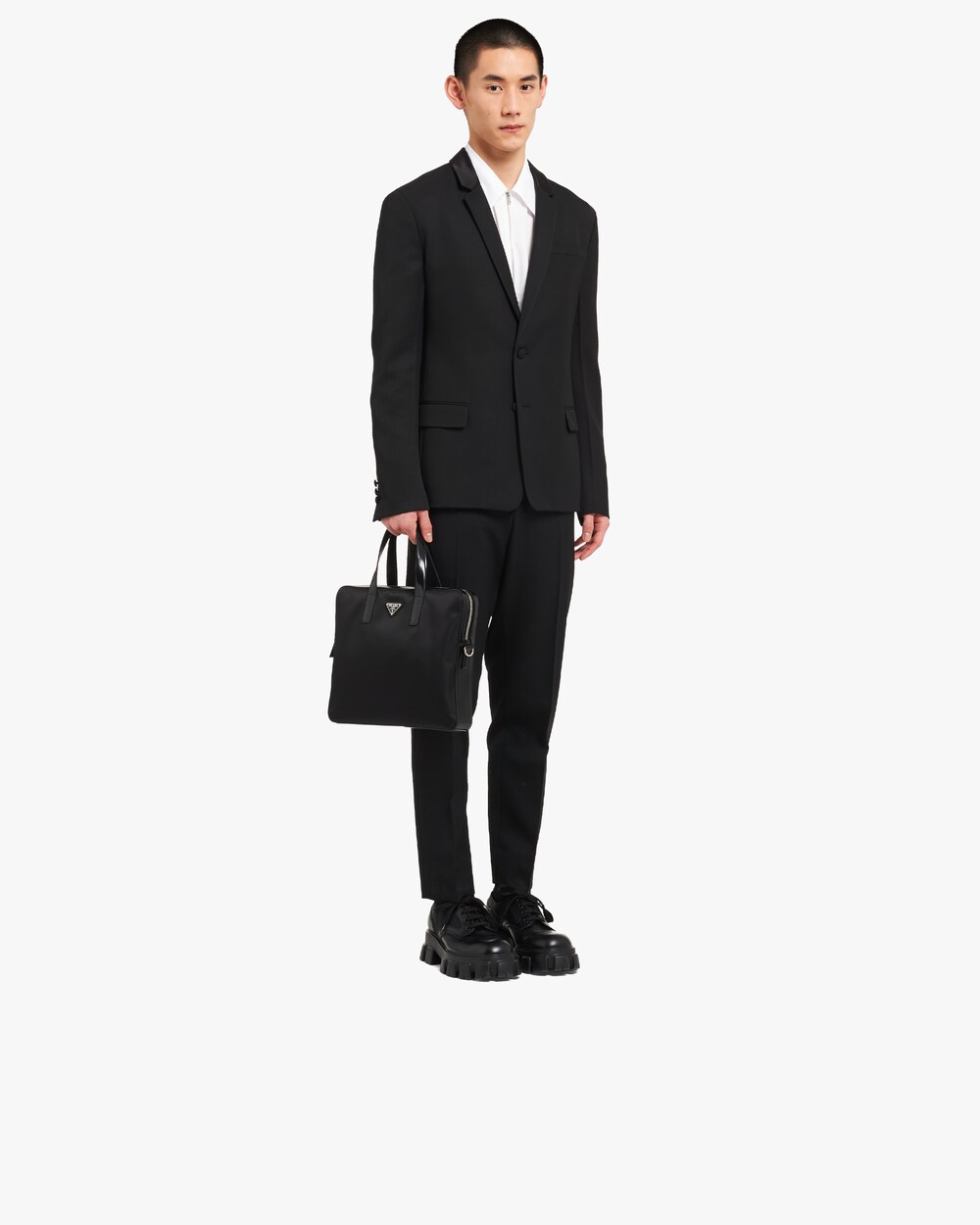 prada briefcase nylon