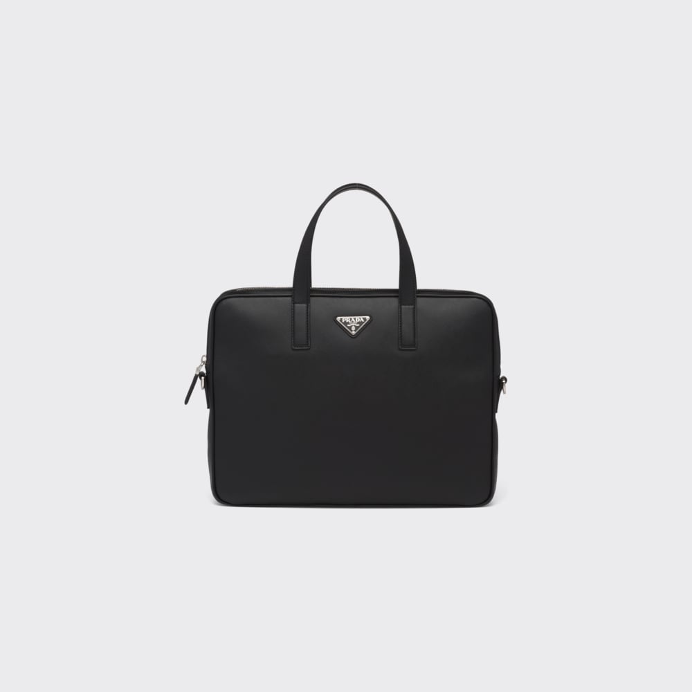 Prada Saffiano Leather Work Bag 1