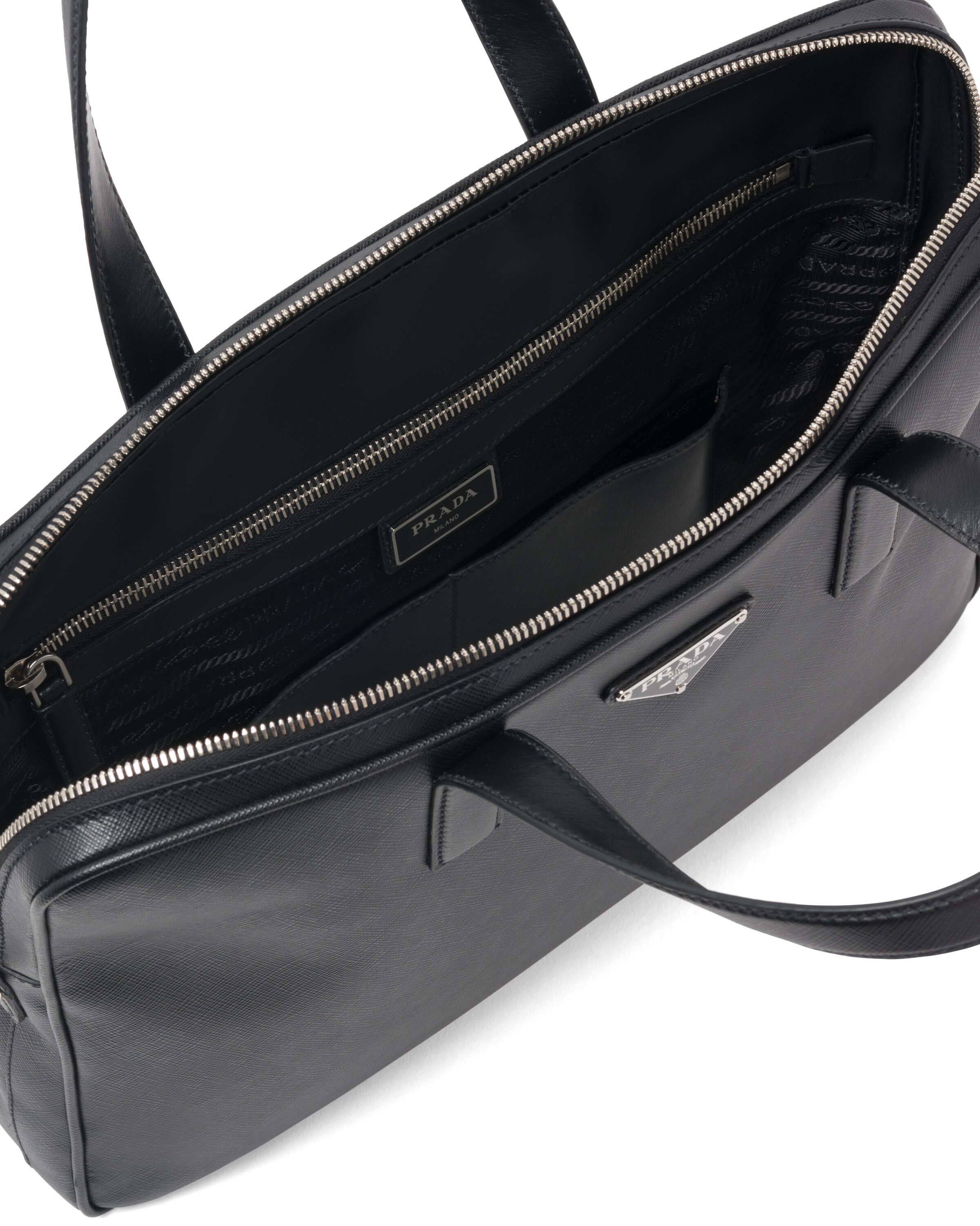 saffiano 皮革公文包