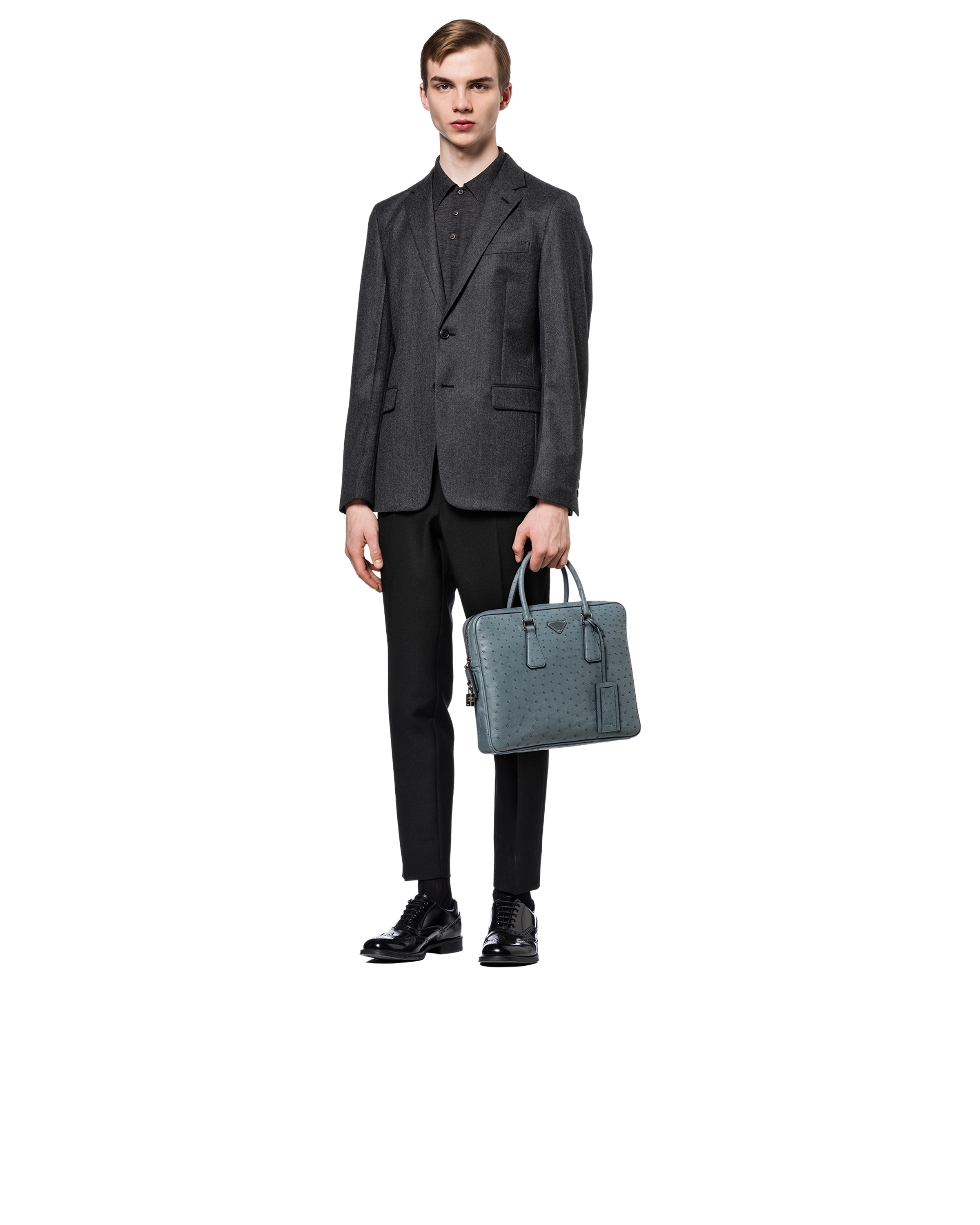 ostrich briefcase