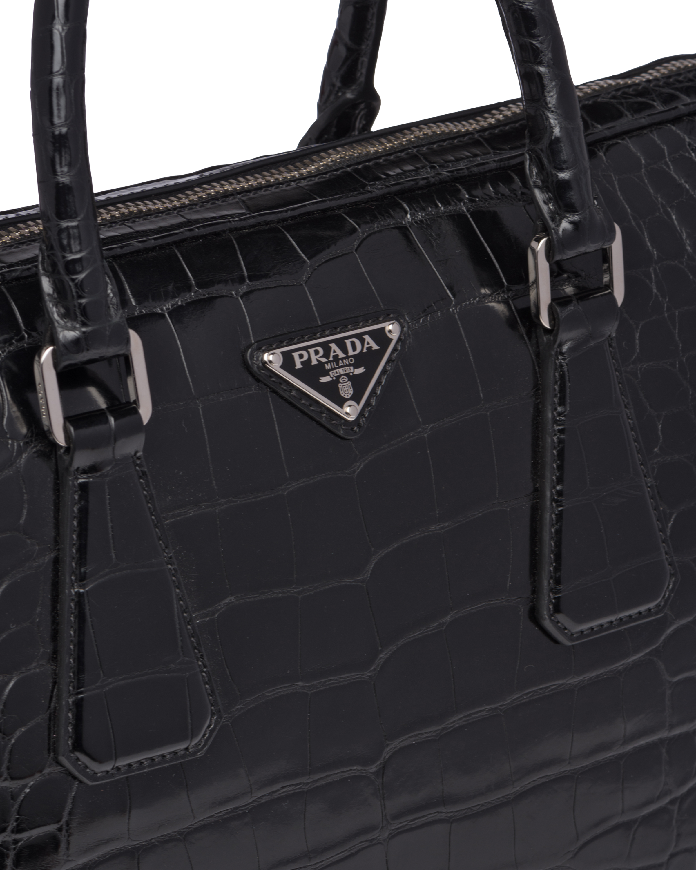 prada alligator handbag