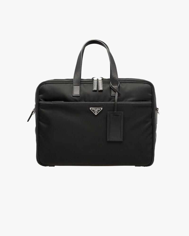 prada nylon briefcase