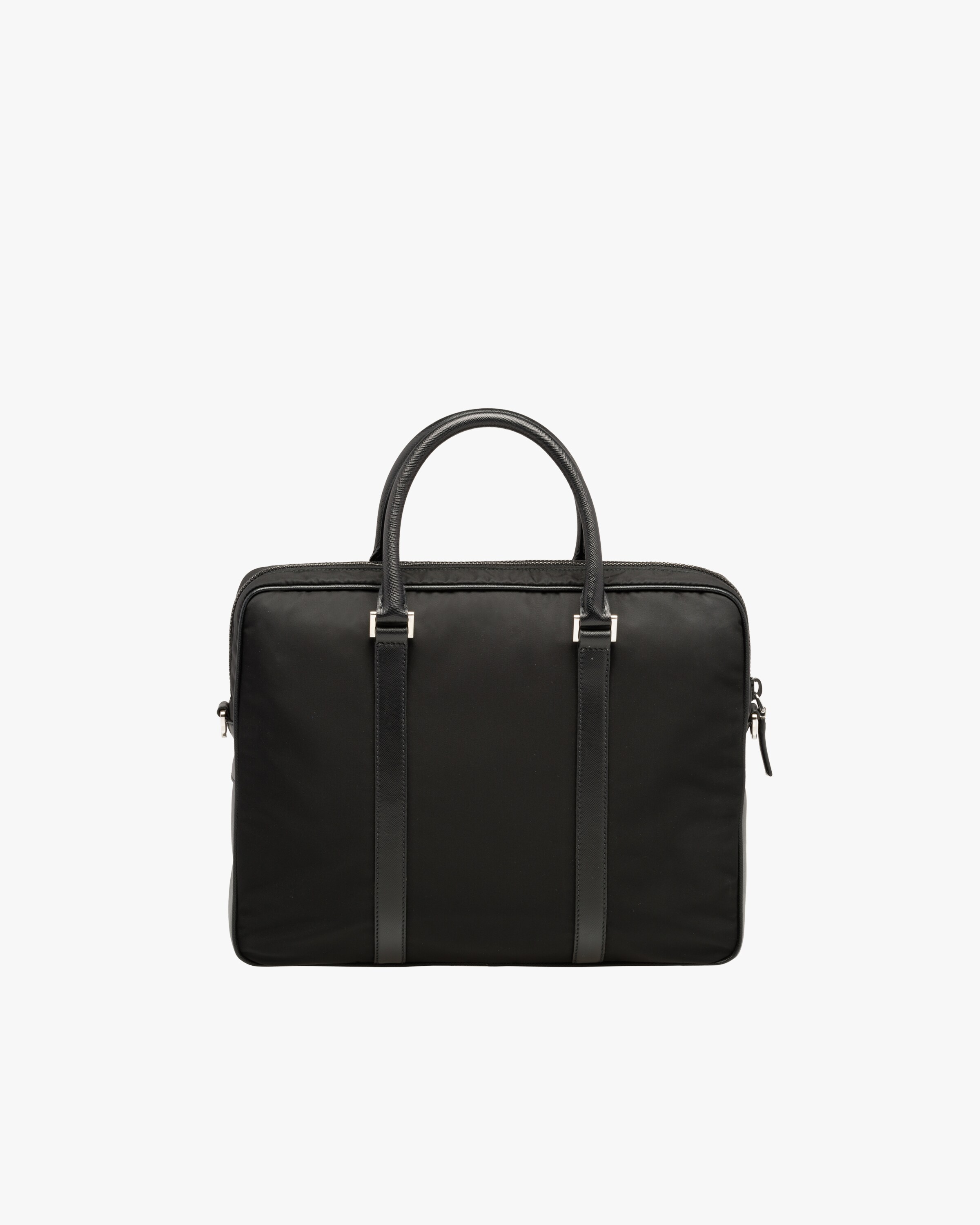 Black Nylon Briefcase Prada