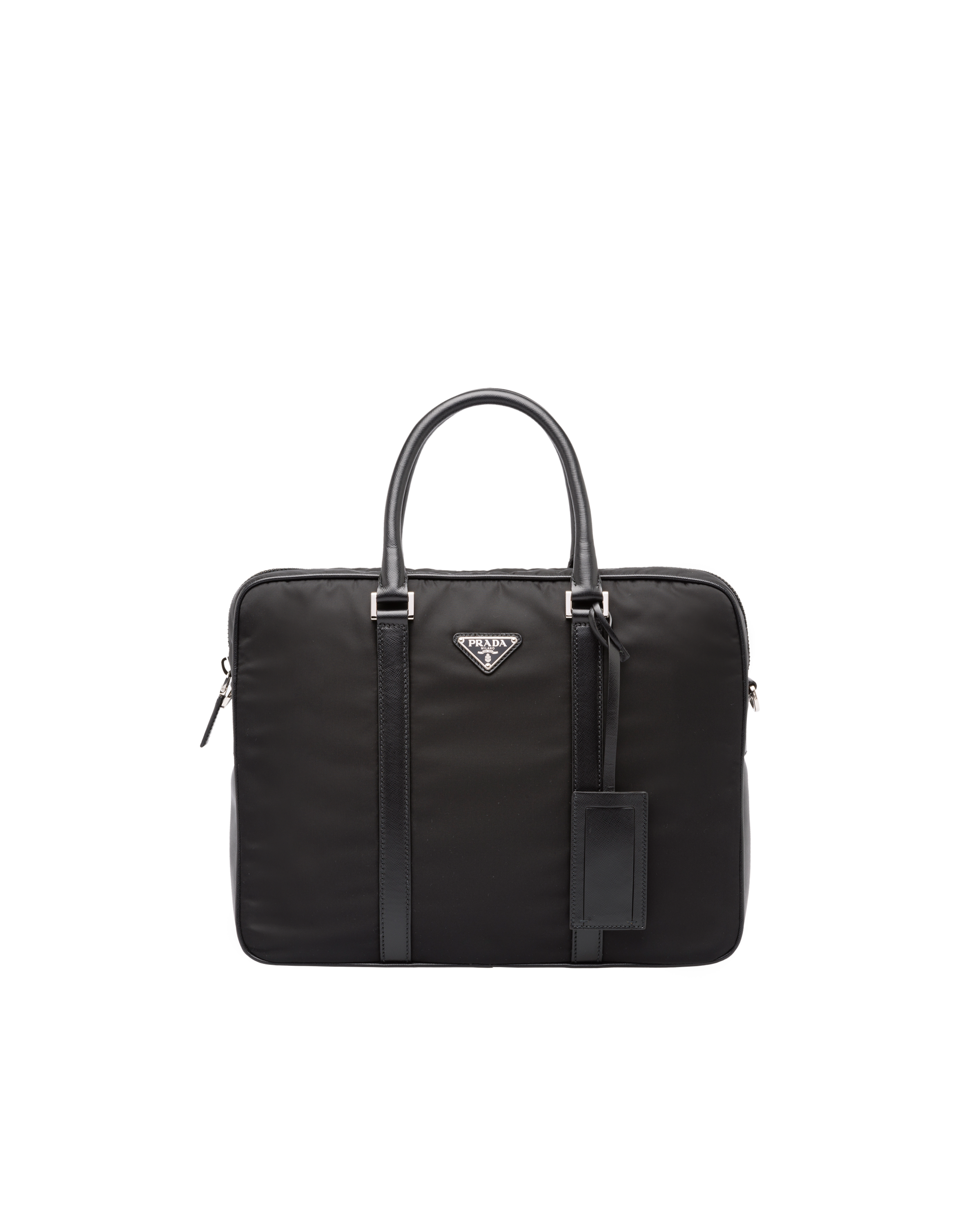 Borsa da lavoro in nylon Nero | Prada