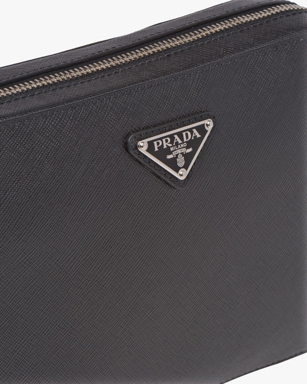 prada leather clutch