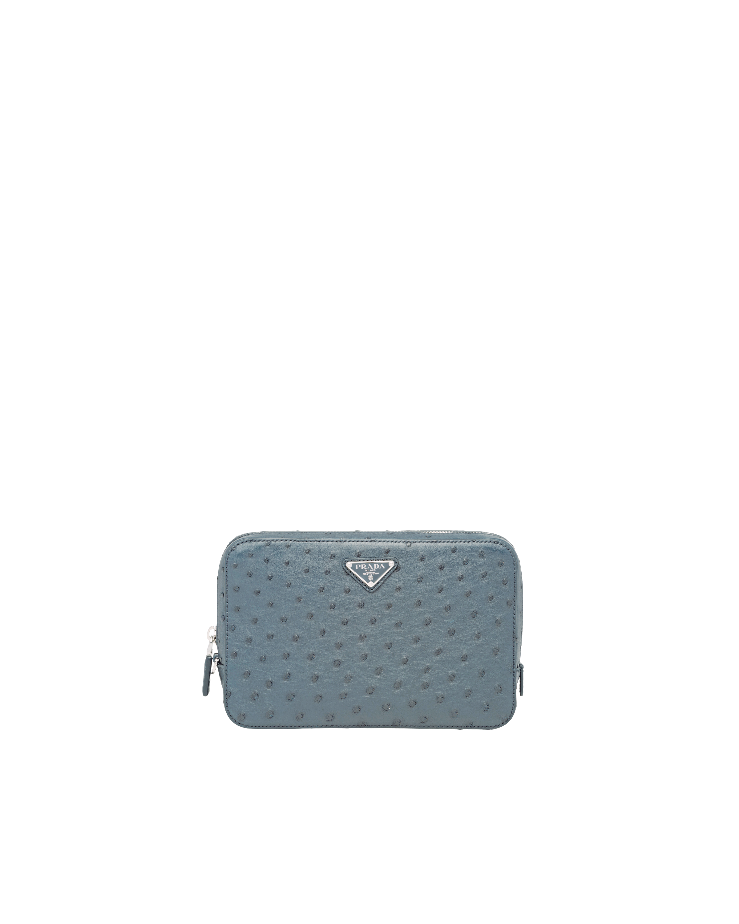 prada leather clutch bag
