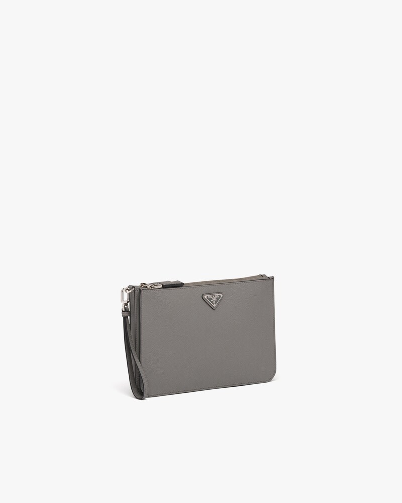 prada small logo pouch