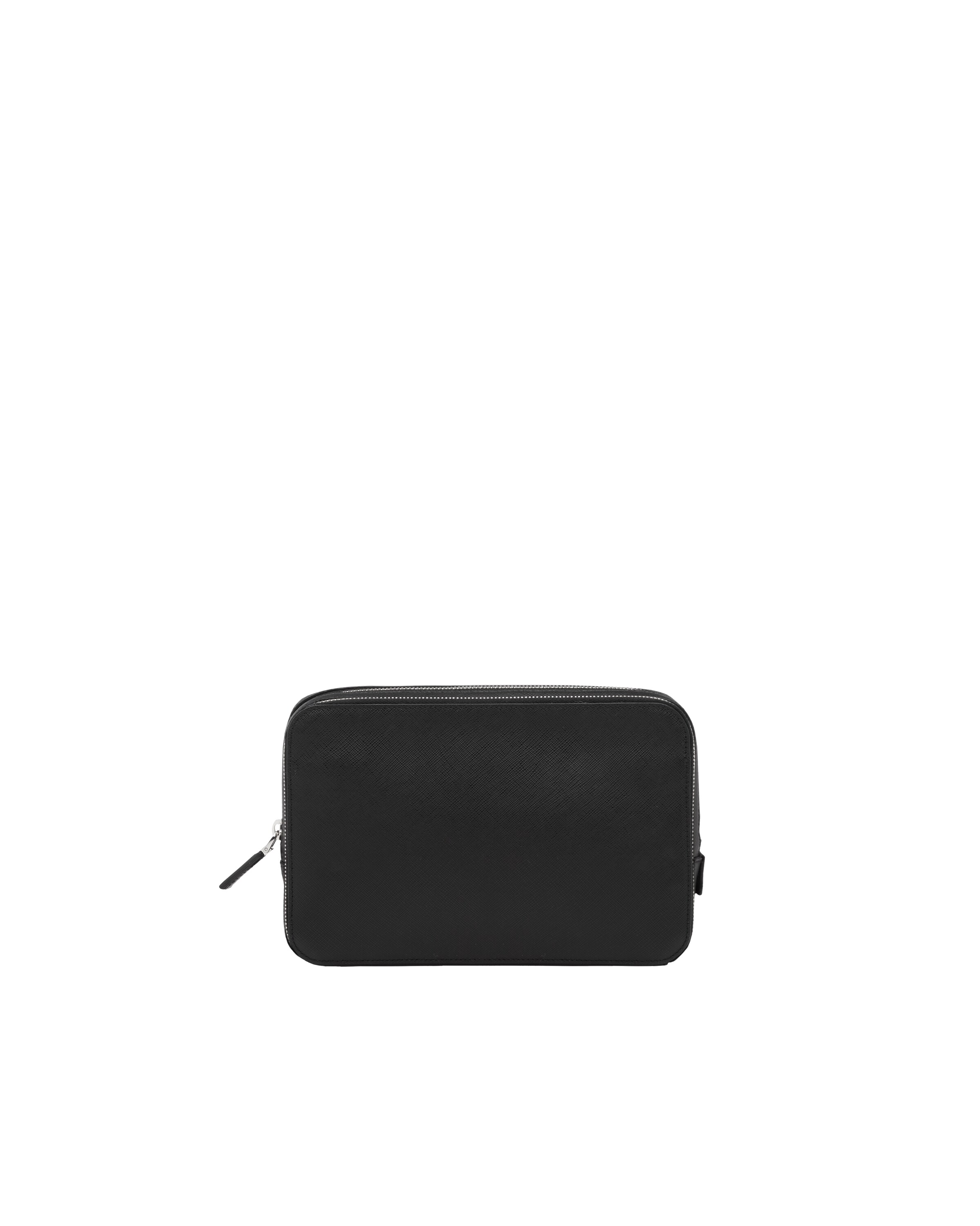 Saffiano Leather Clutch Prada