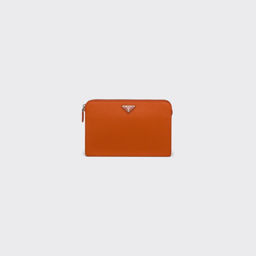 Prada Saffiano Leather Pouch 1