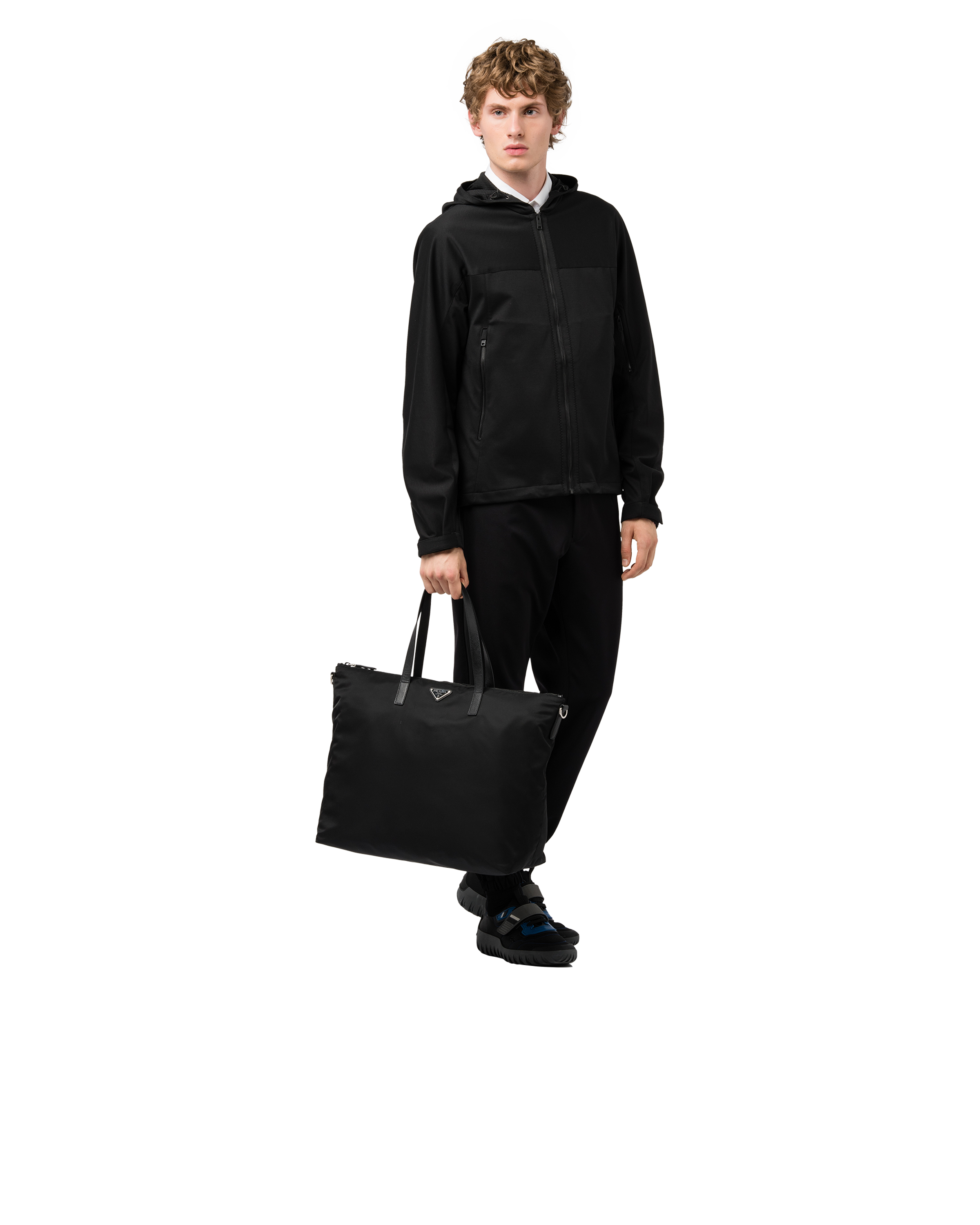 prada tessuto leather