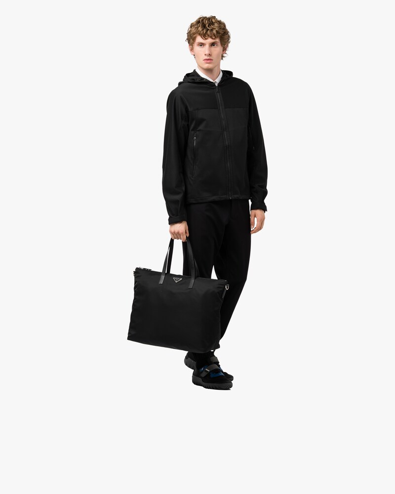 saffiano leather tote prada