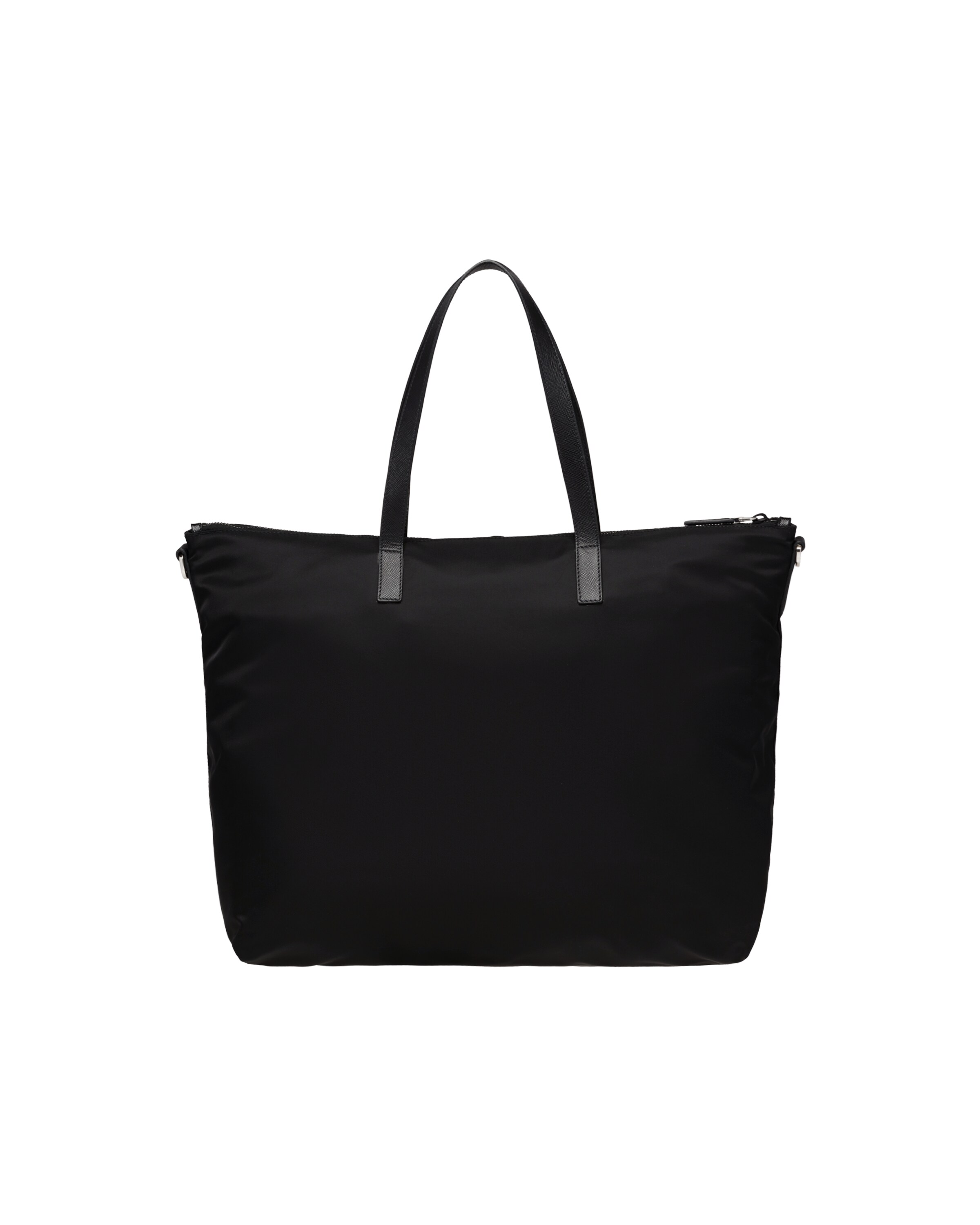 Black ReNylon and Saffiano leather tote Prada