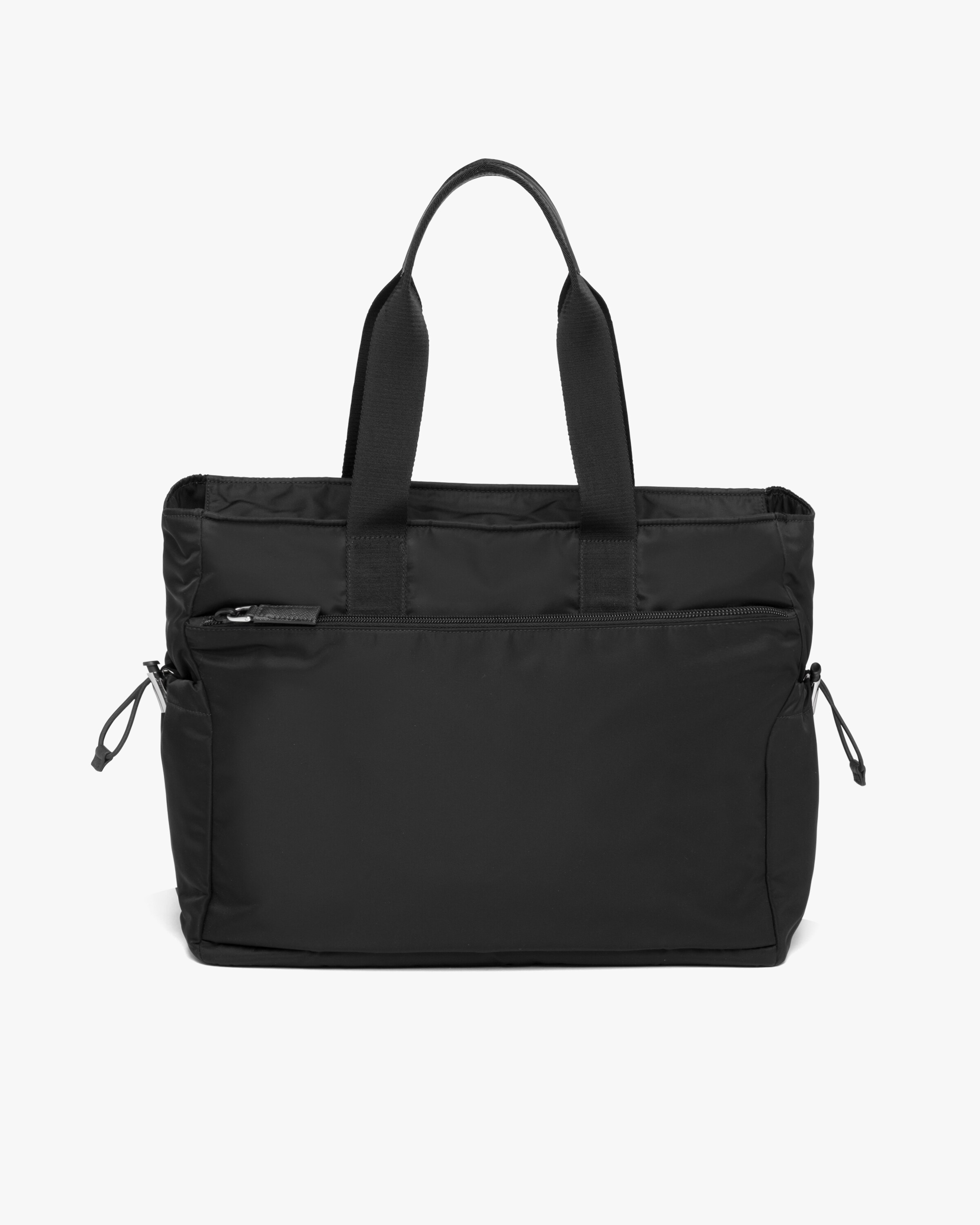 Black ReNylon and Saffiano leather tote Prada