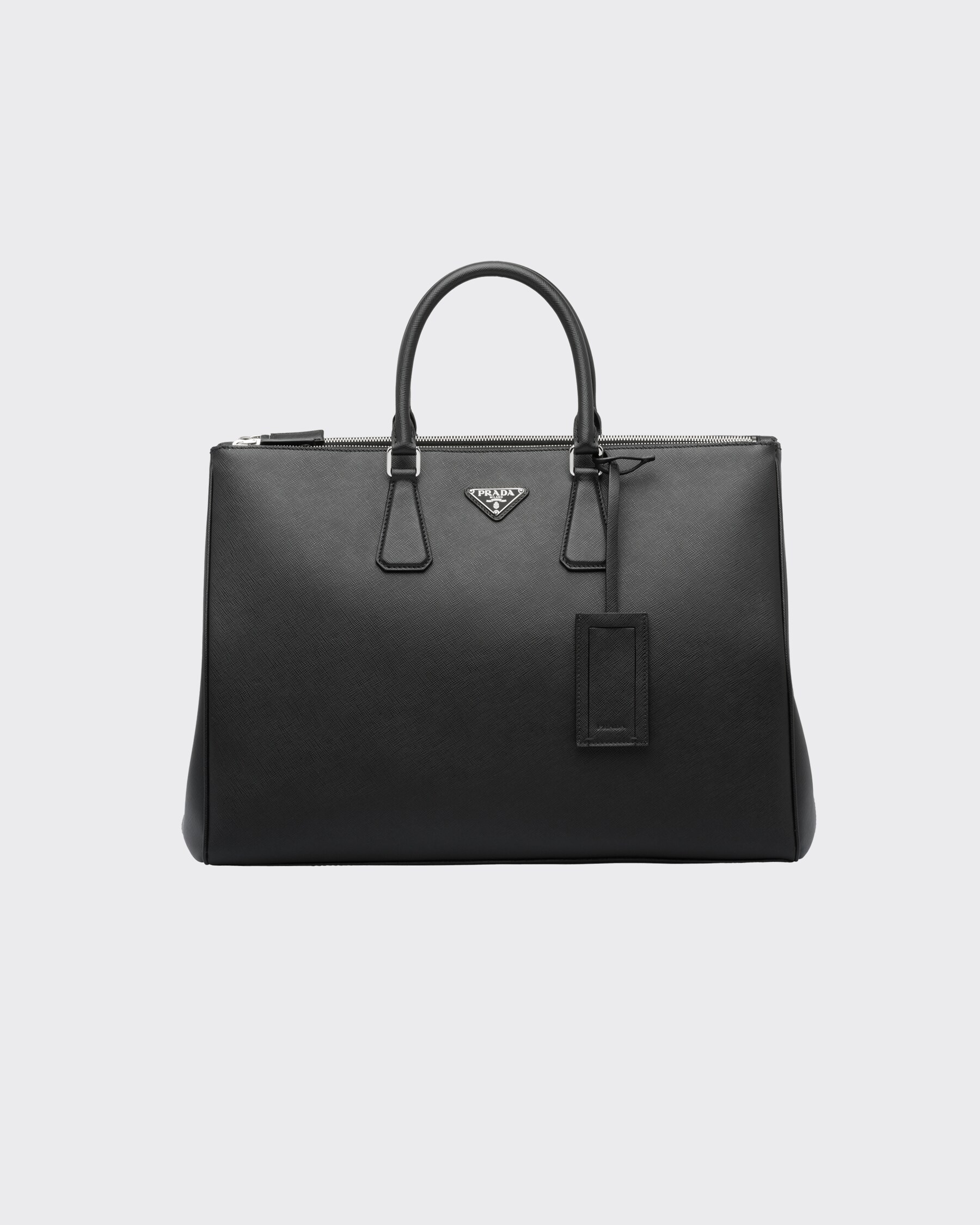 Black Saffiano Leather Prada Galleria Bag PRADA