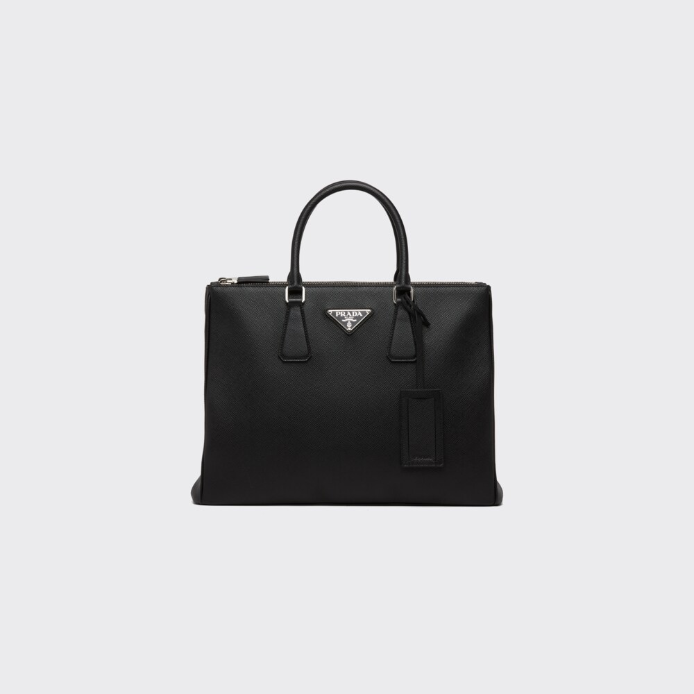Prada Prada Galleria 大号男士手提包 1