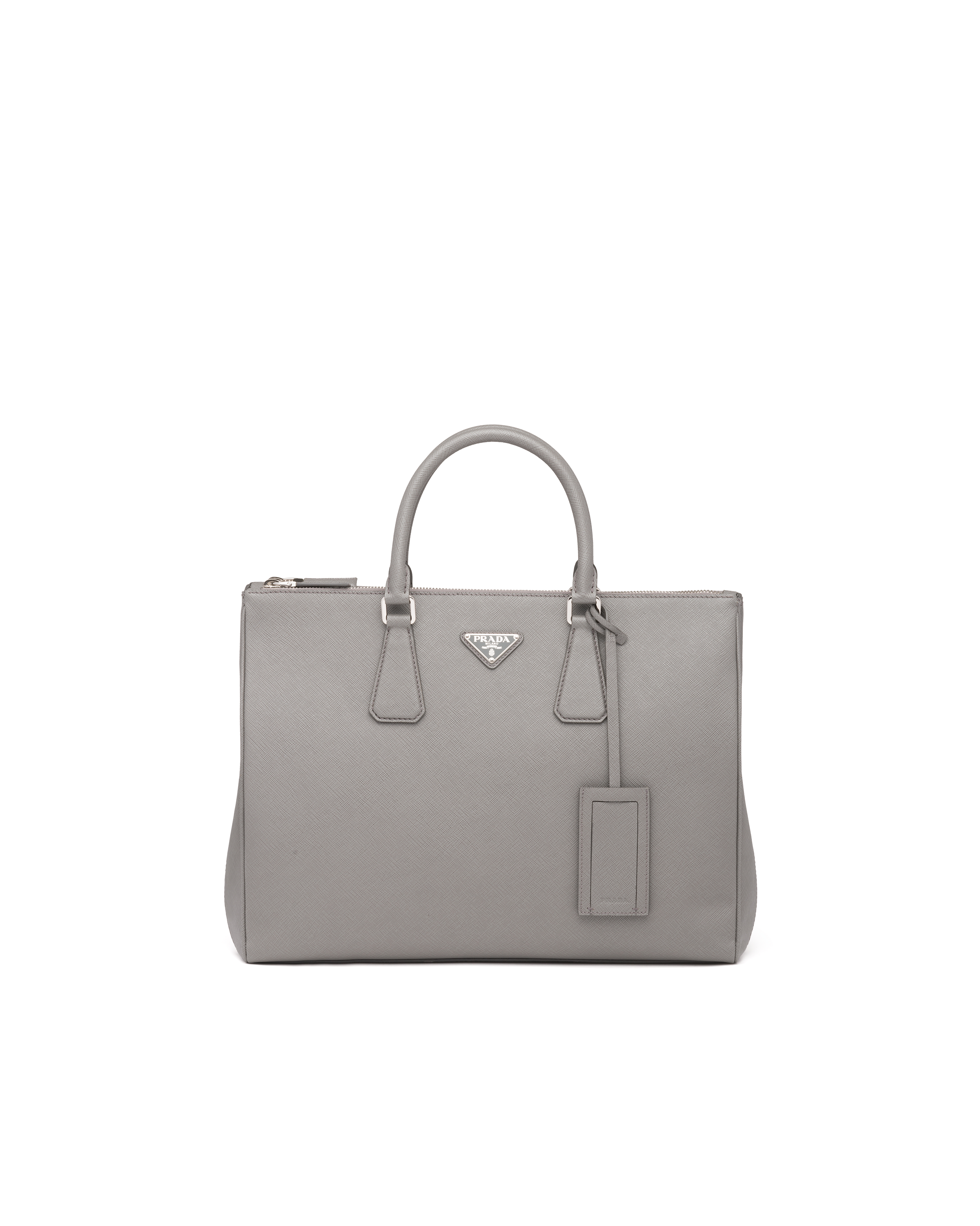 prada tote leather