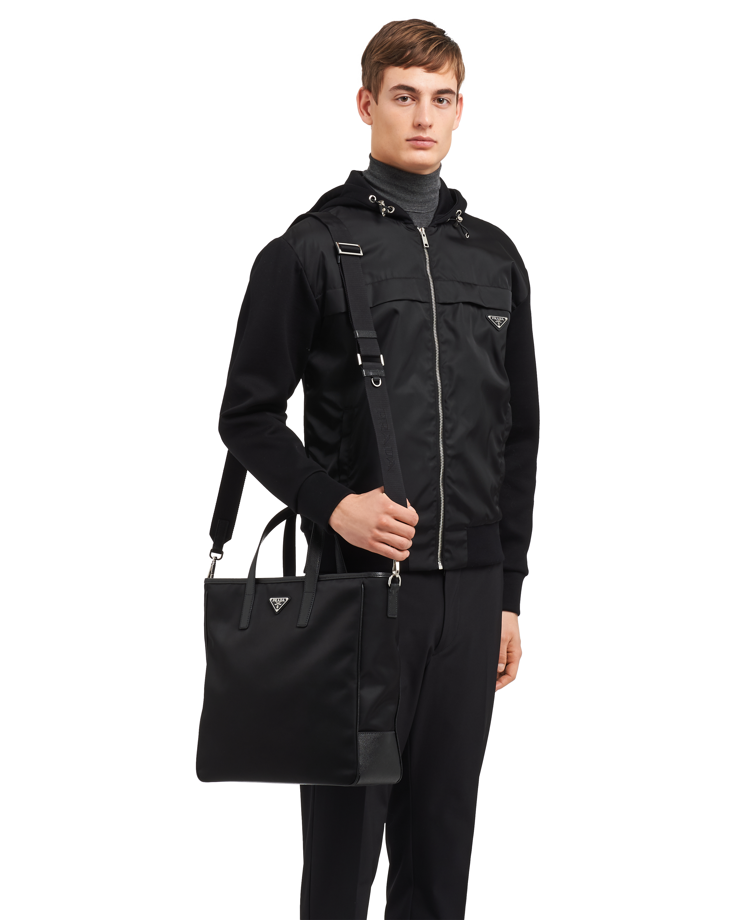 prada nylon messenger