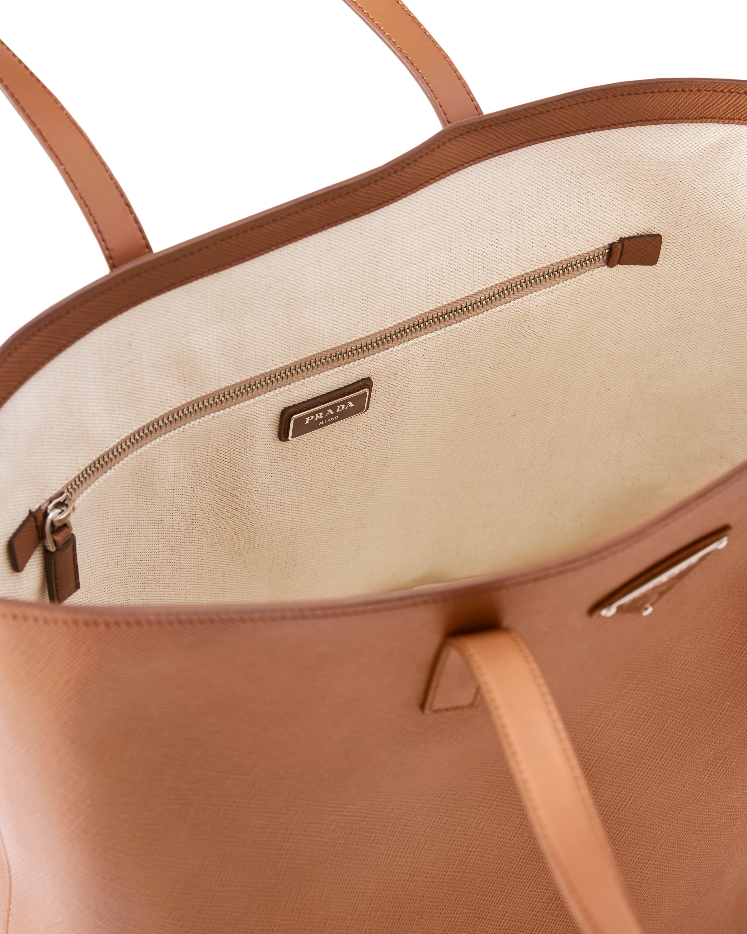 saffiano 皮革托特包