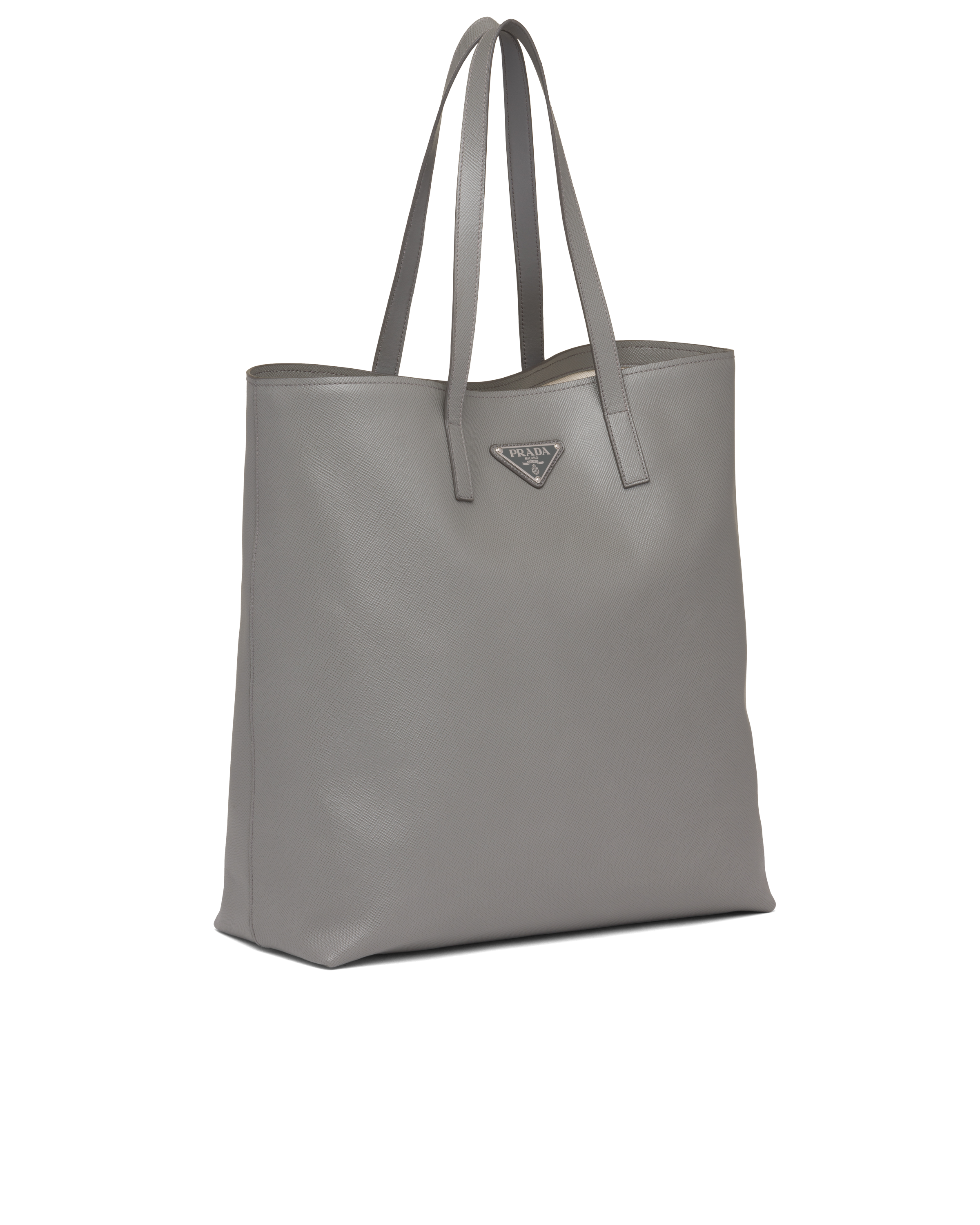 saffiano leather tote prada