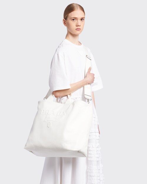 Prada 斜纹布托特包 2